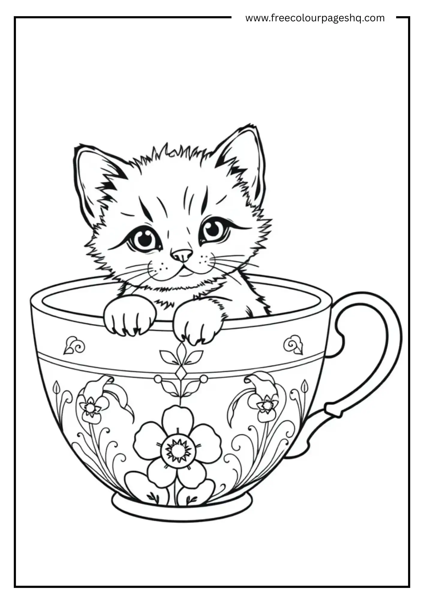 Tea Time Kitty