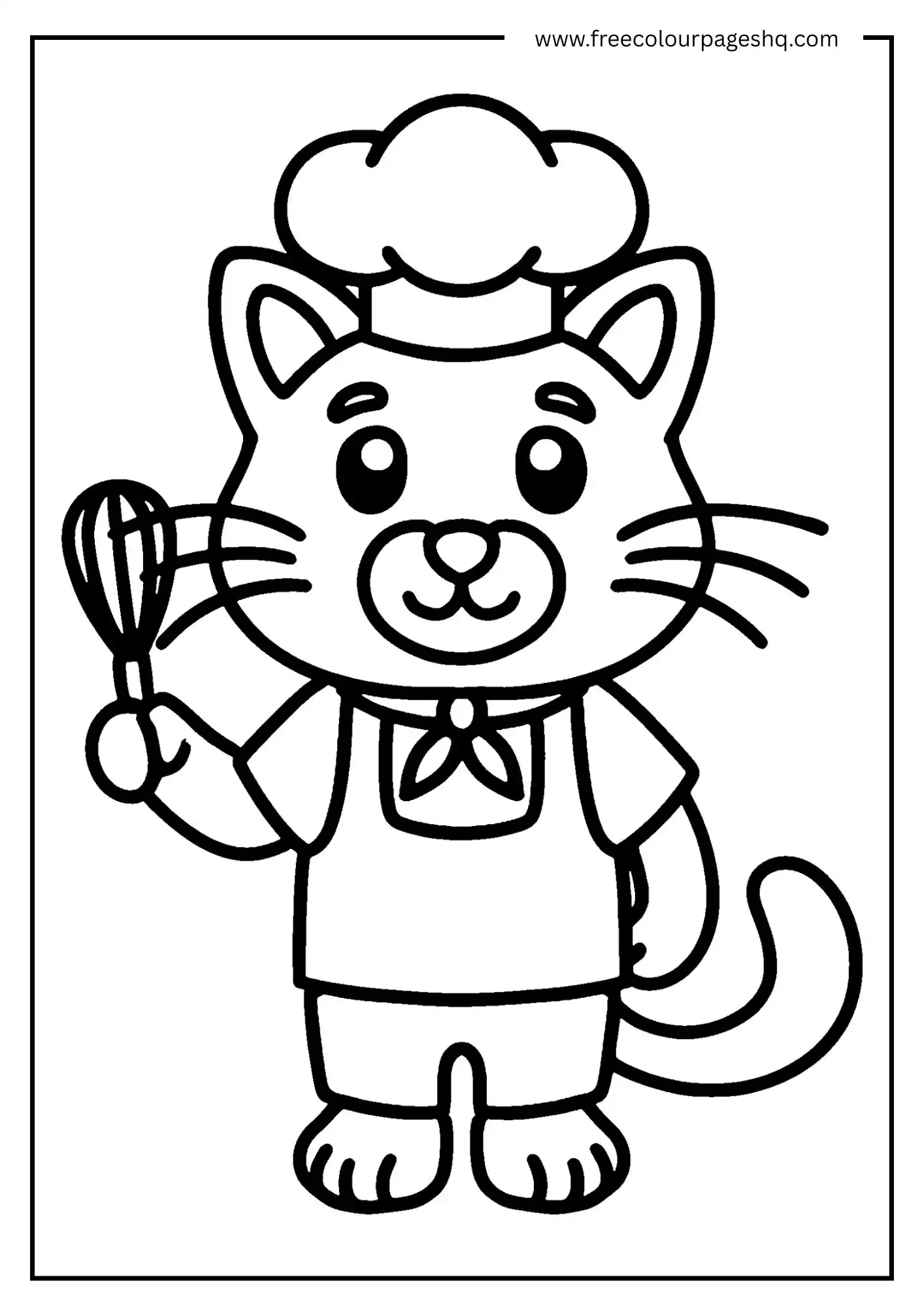 Cat Coloring Pages 71 3