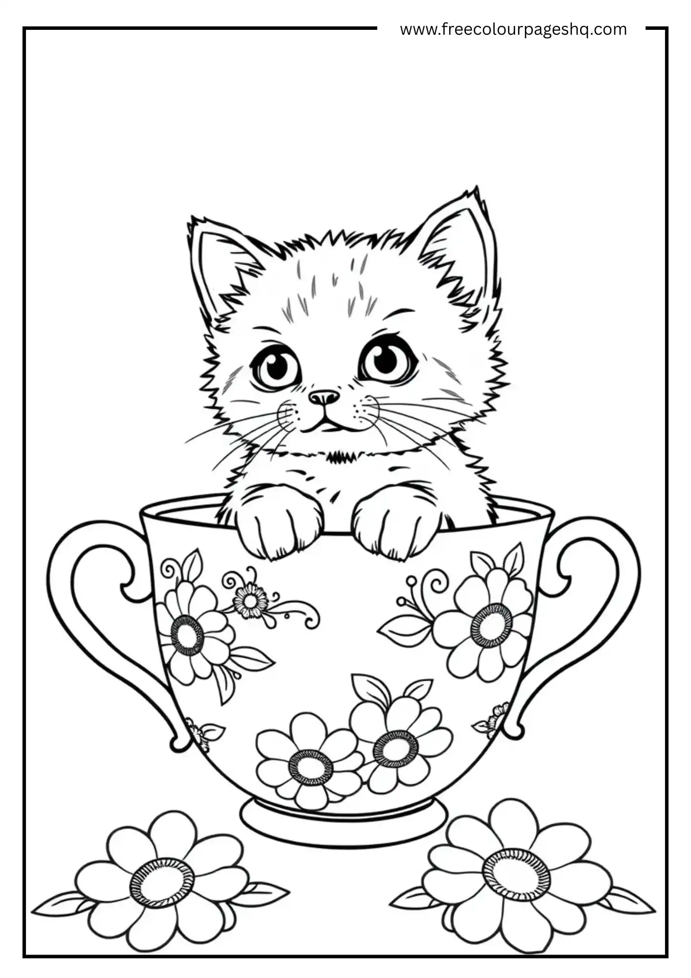 Kitten in a Teacup