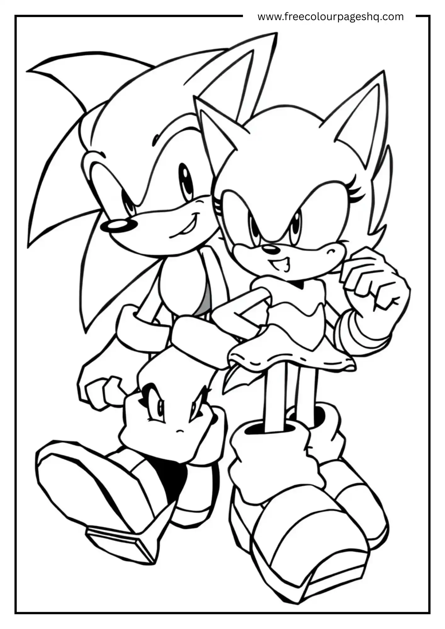 Happy Sonic and Amy