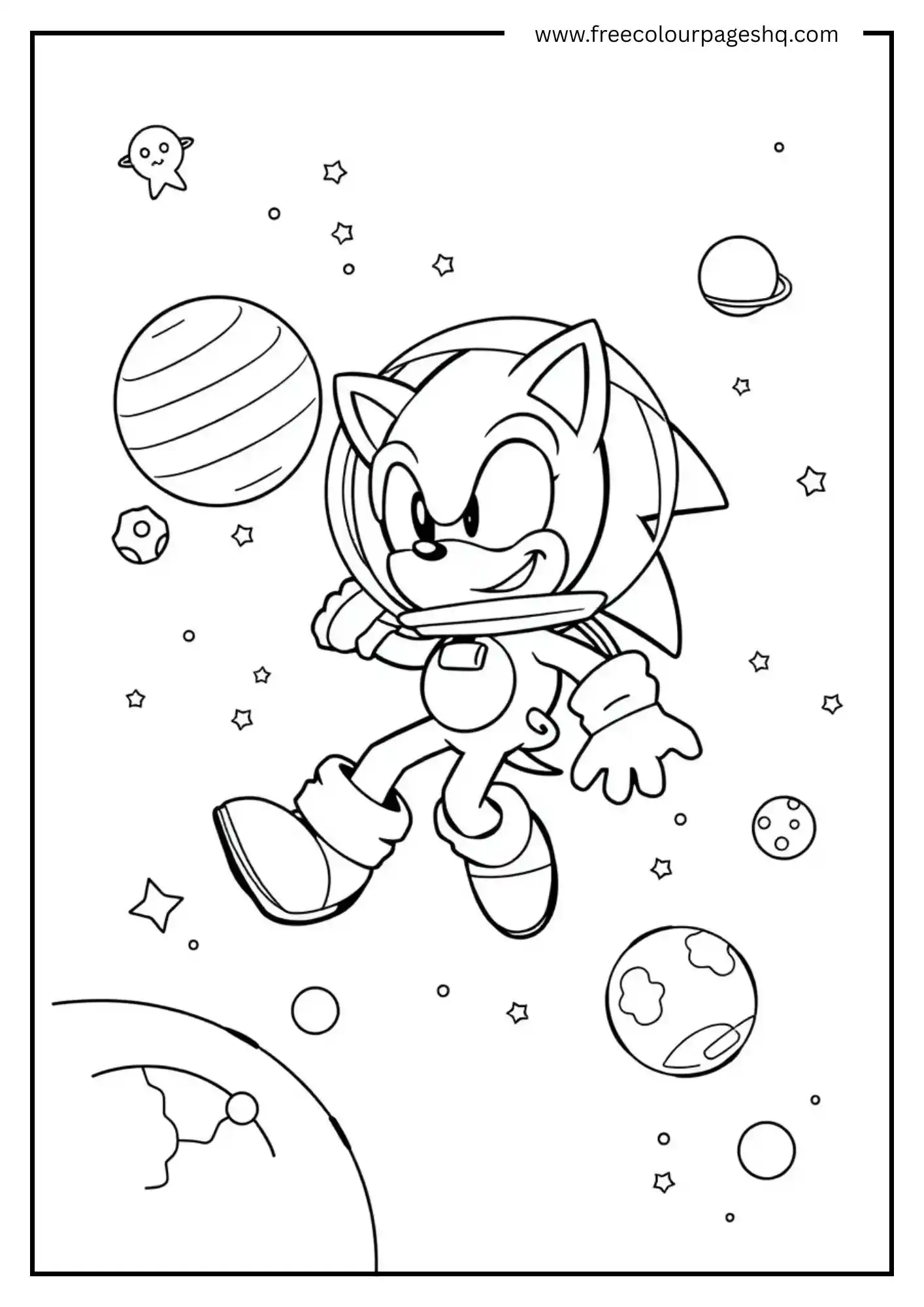 Happy Sonic in Outer Space