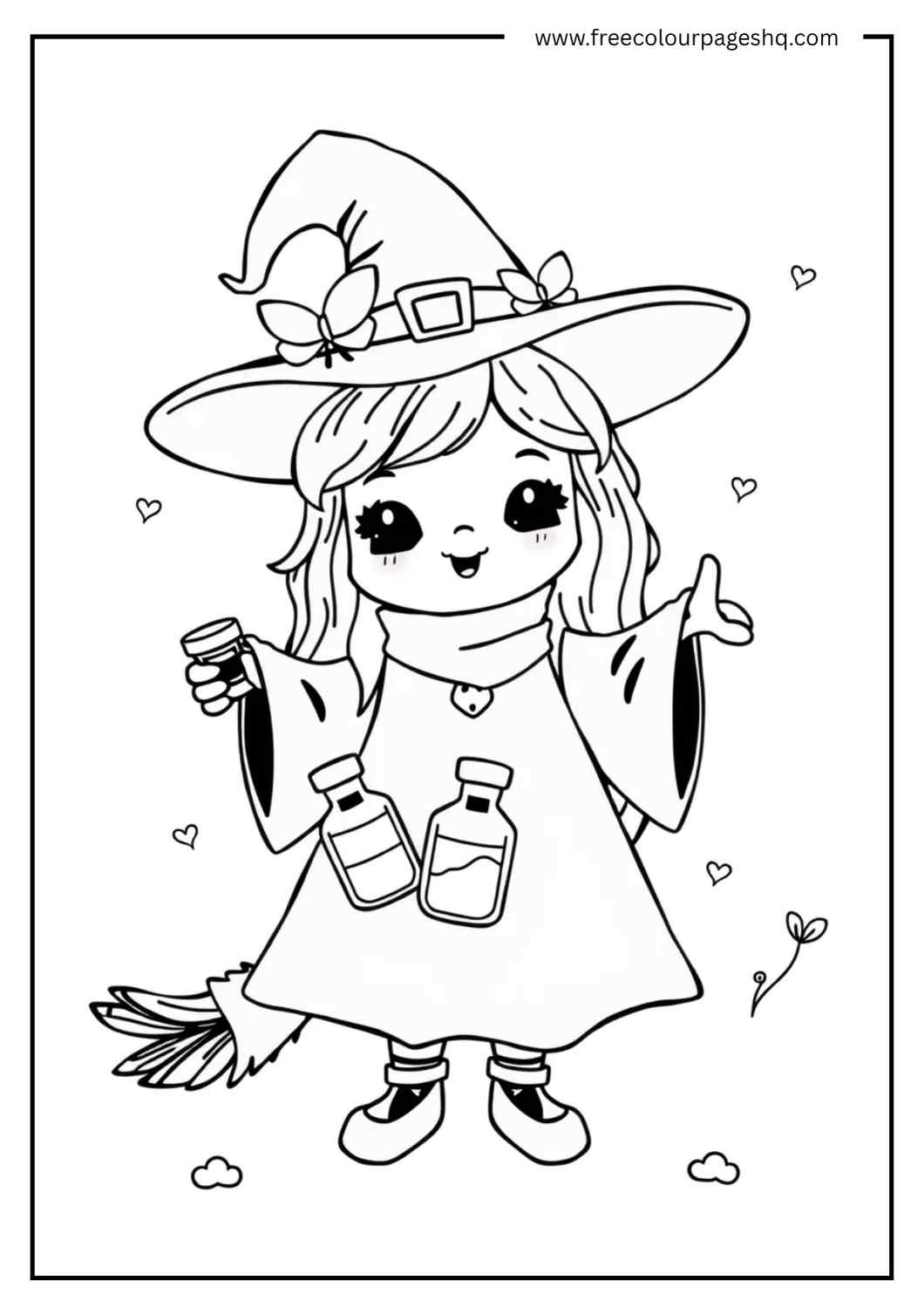 Little Witch with Potions