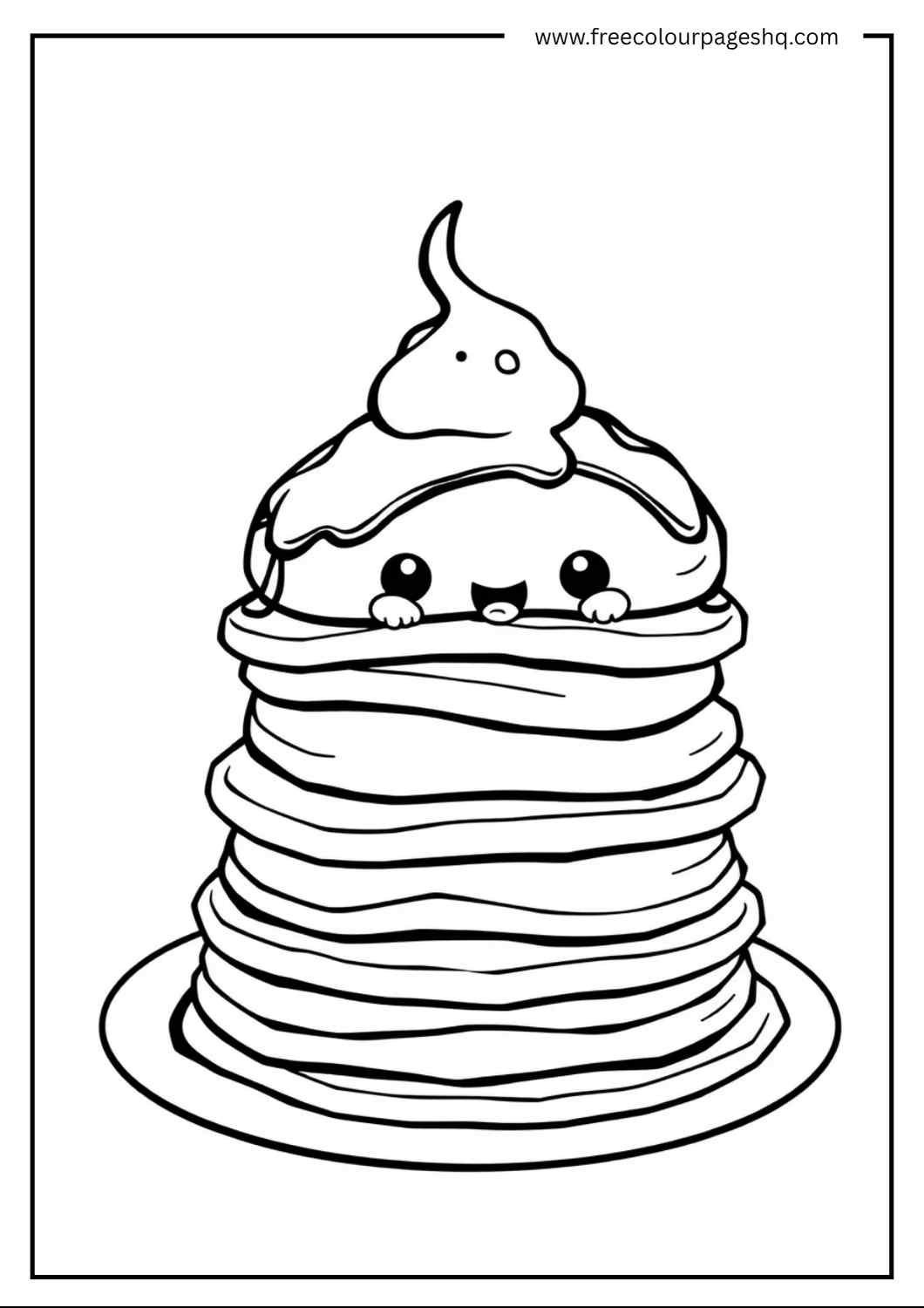 Peek-a-Stack Pancakes