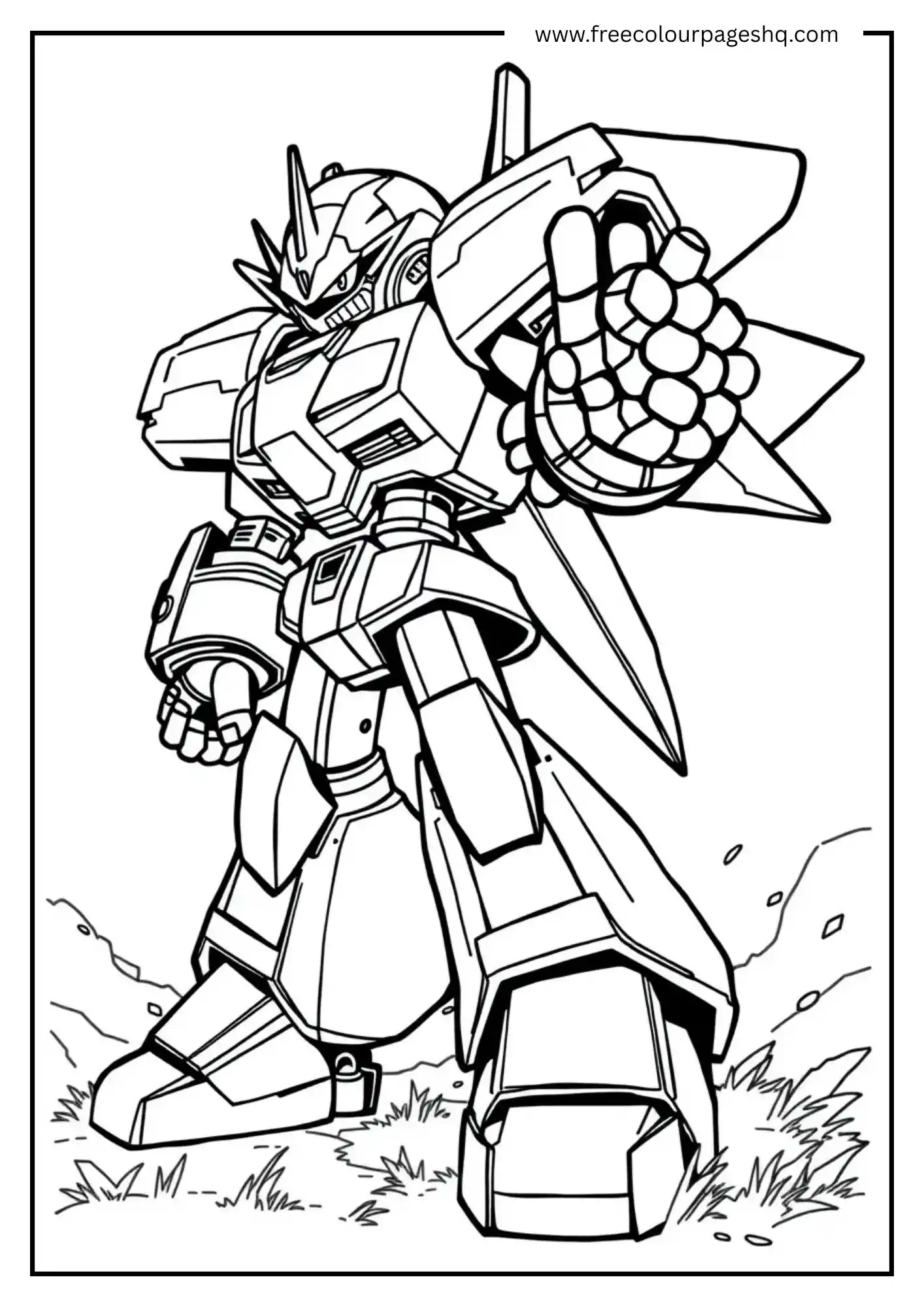 Powerful Mech Warrior