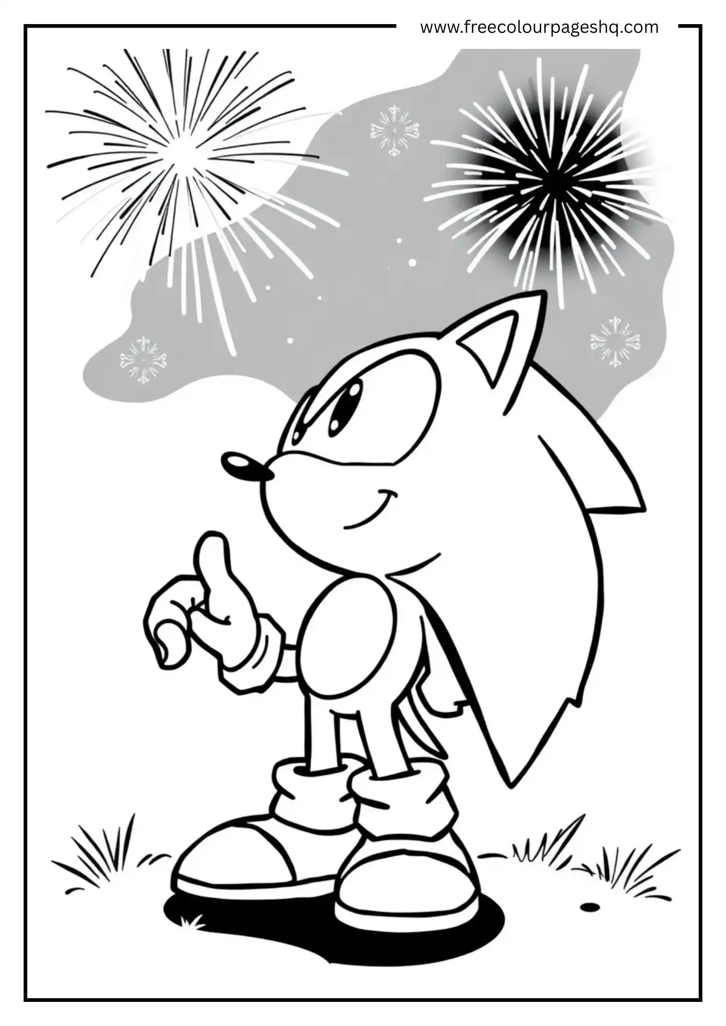 Sonic Enjoying the Show