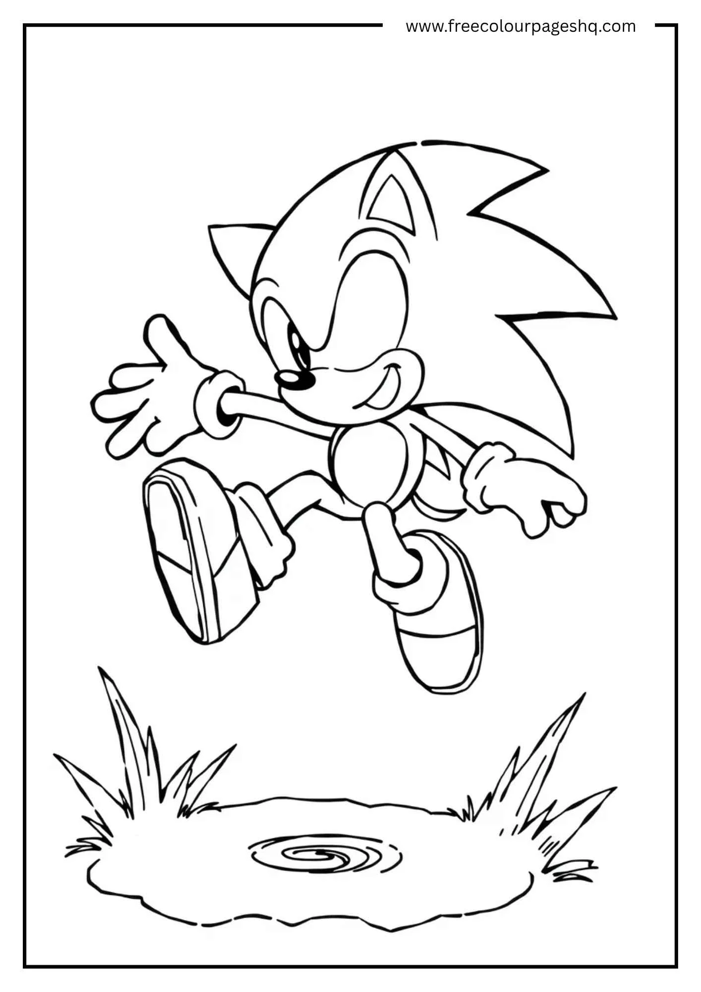 Sonic Leaping in Action