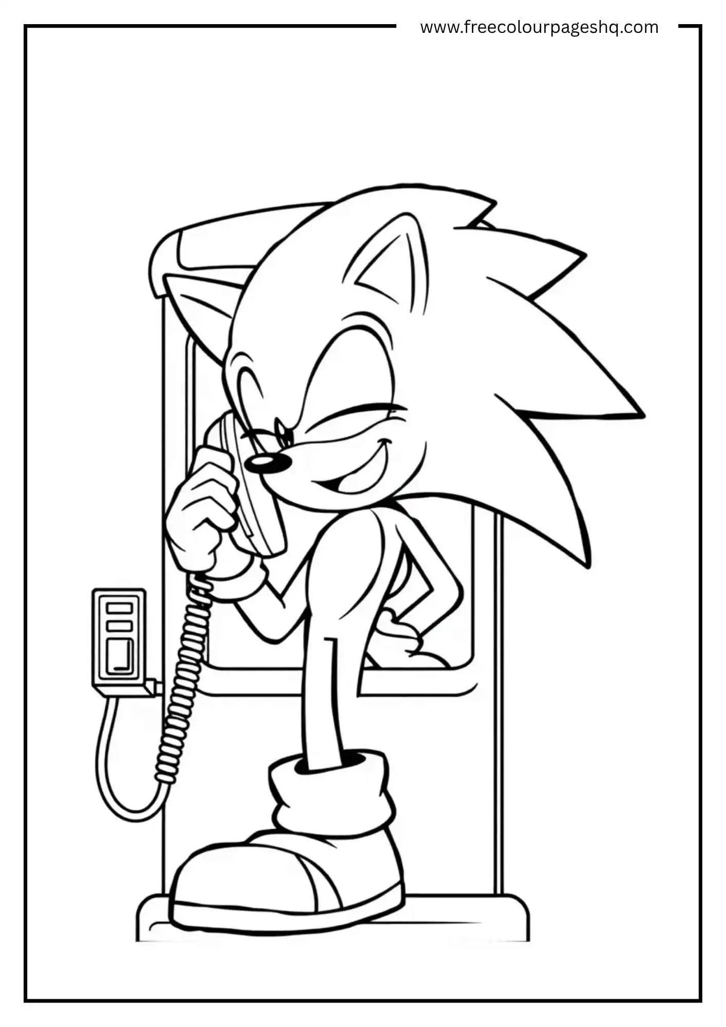 Sonic Talking on a Payphone
