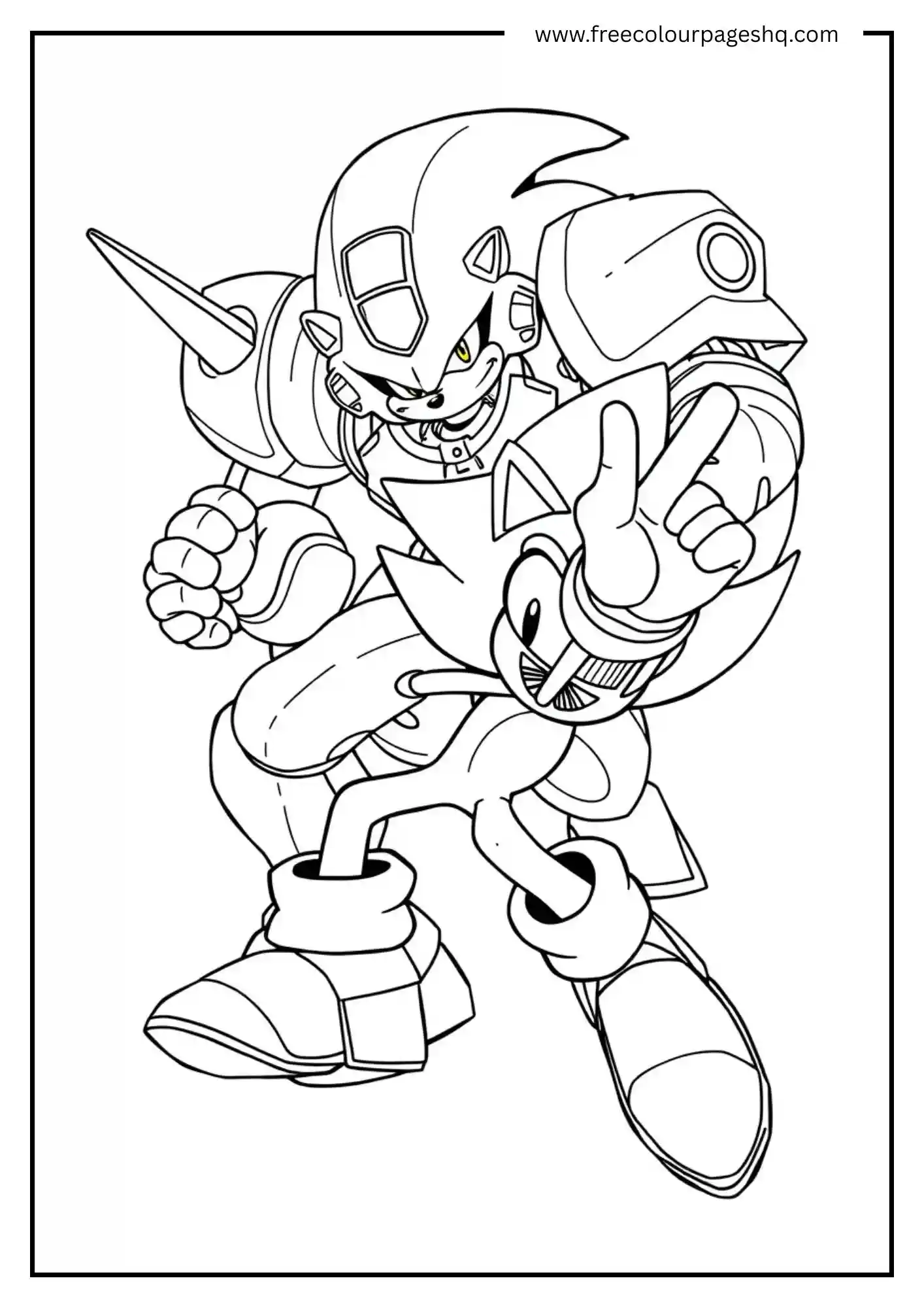 Sonic and Robot Sonic Fusion
