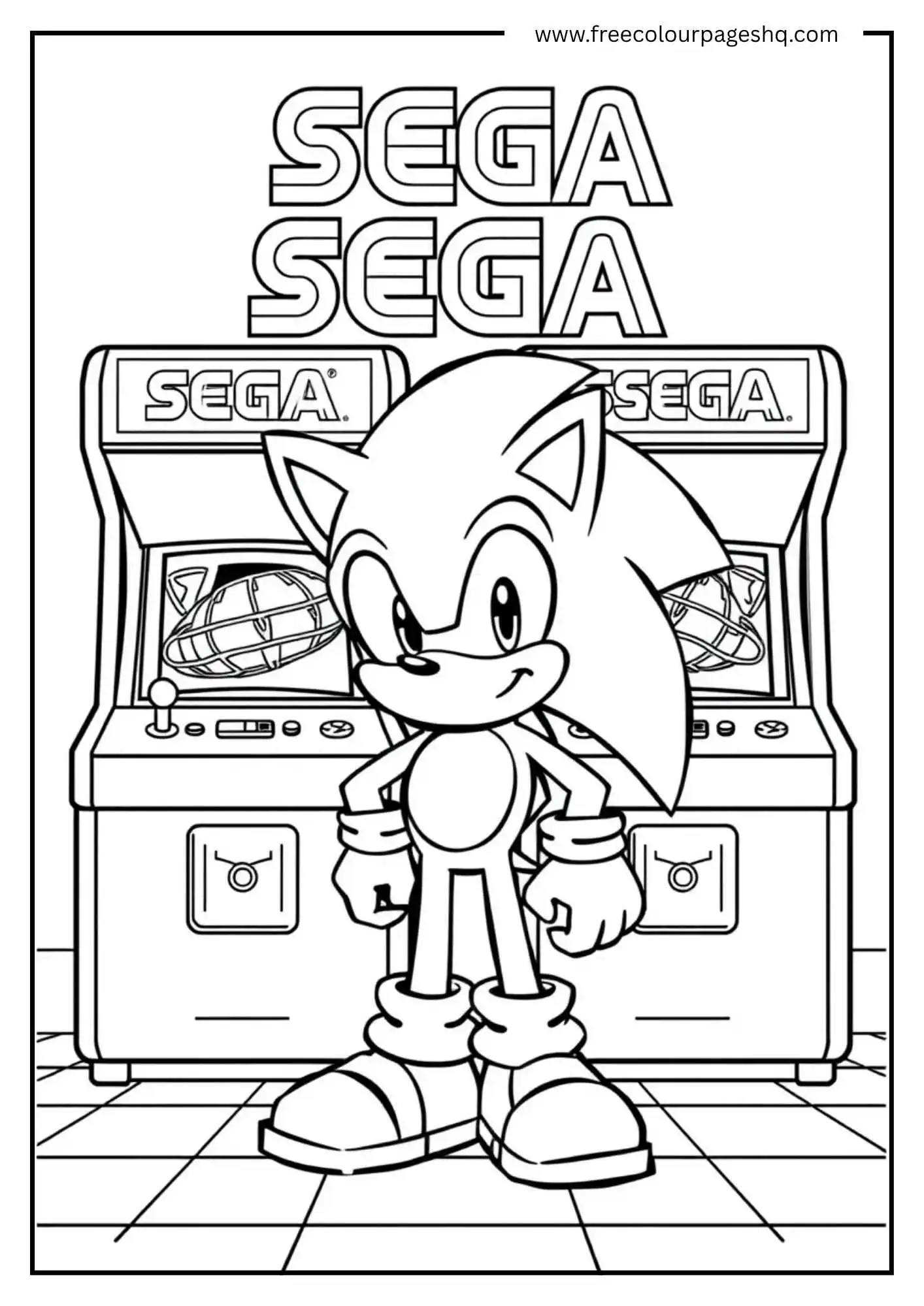 Sonic at the SEGA Arcade