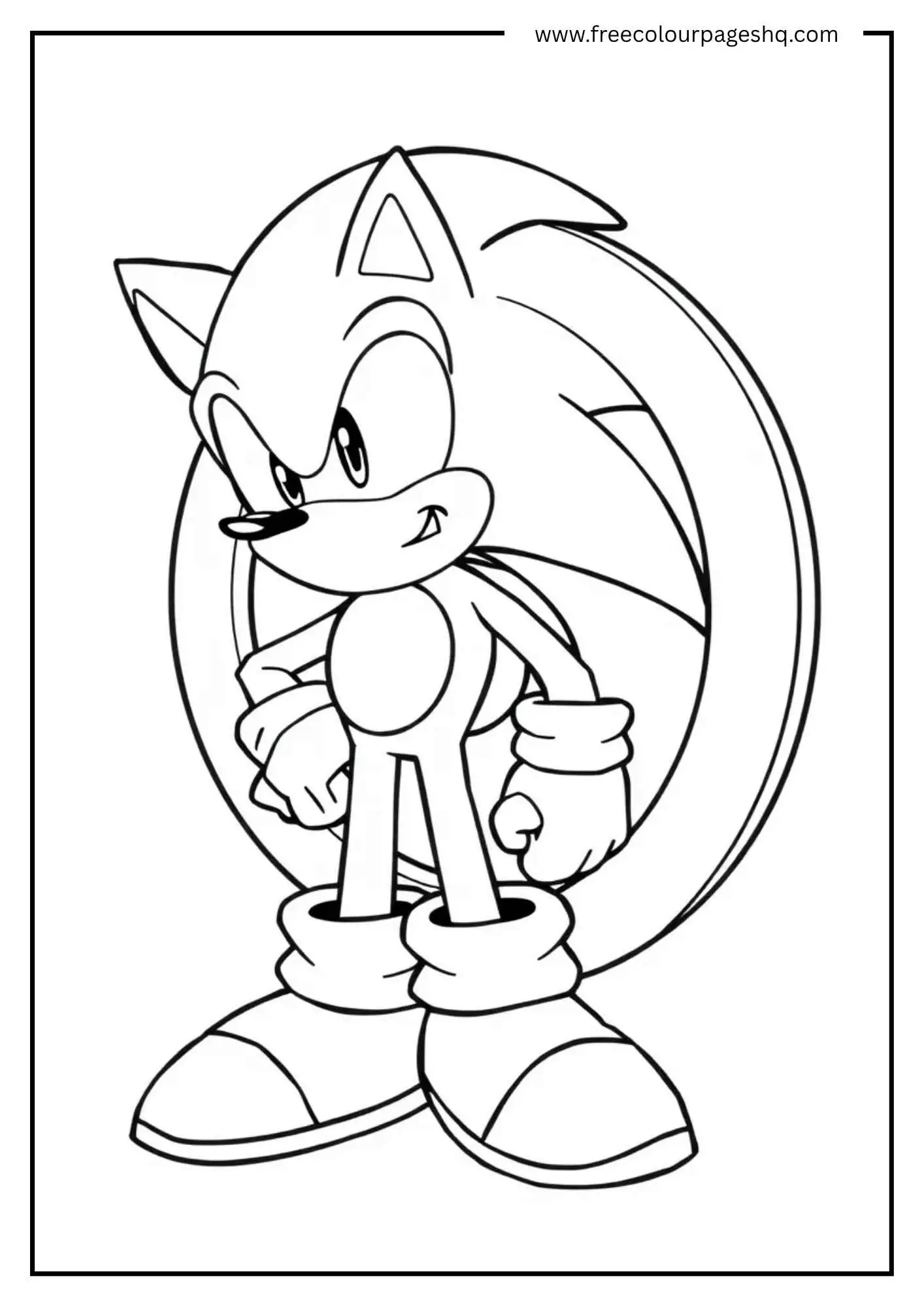 Sonic in Power Pose