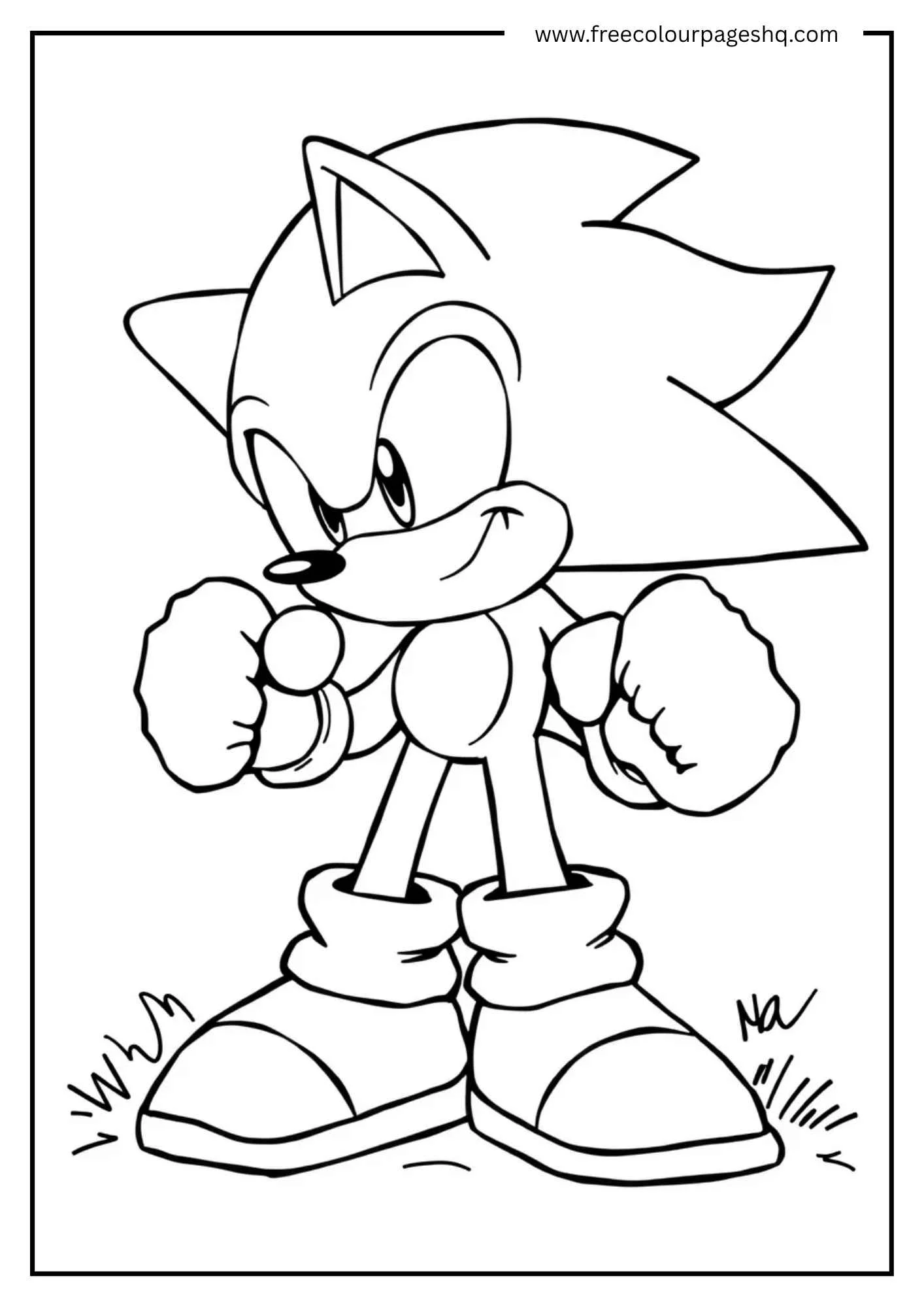 Sonic in Victory Pose