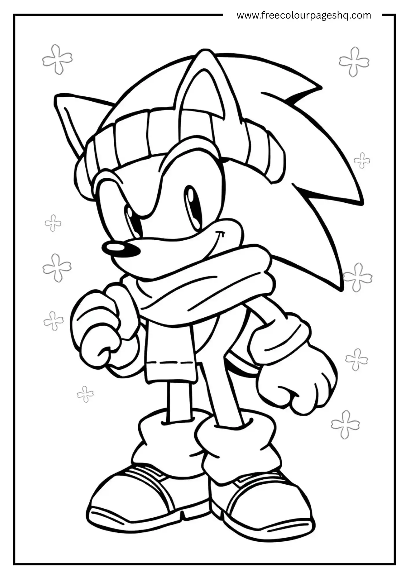 Sonic in Winter Gear