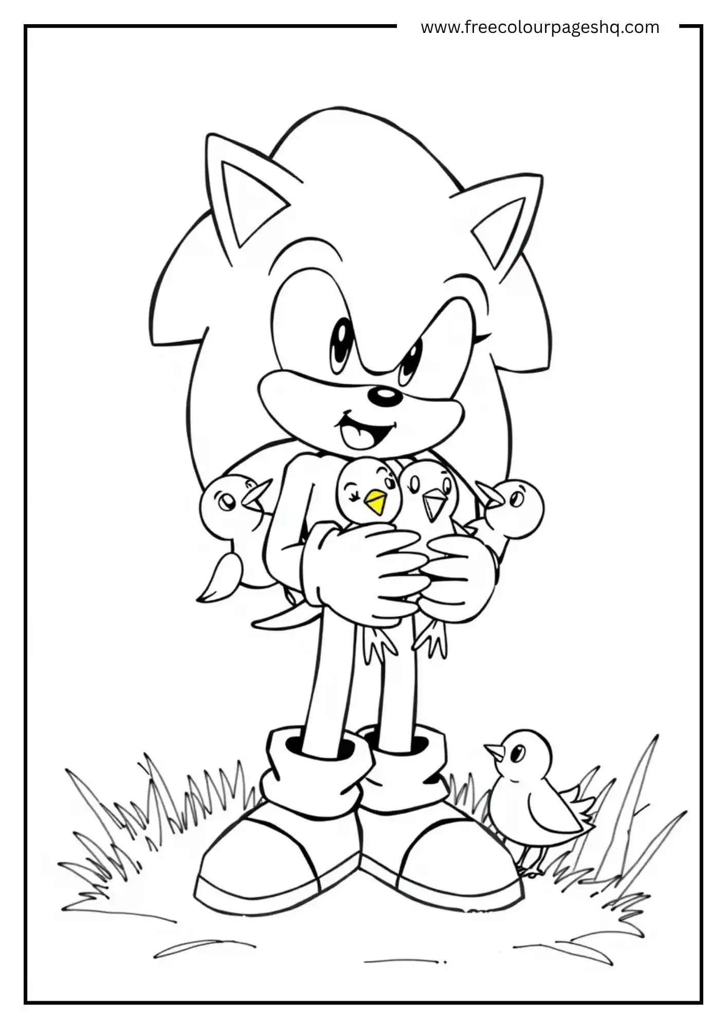 Sonic the Protector of Chicks