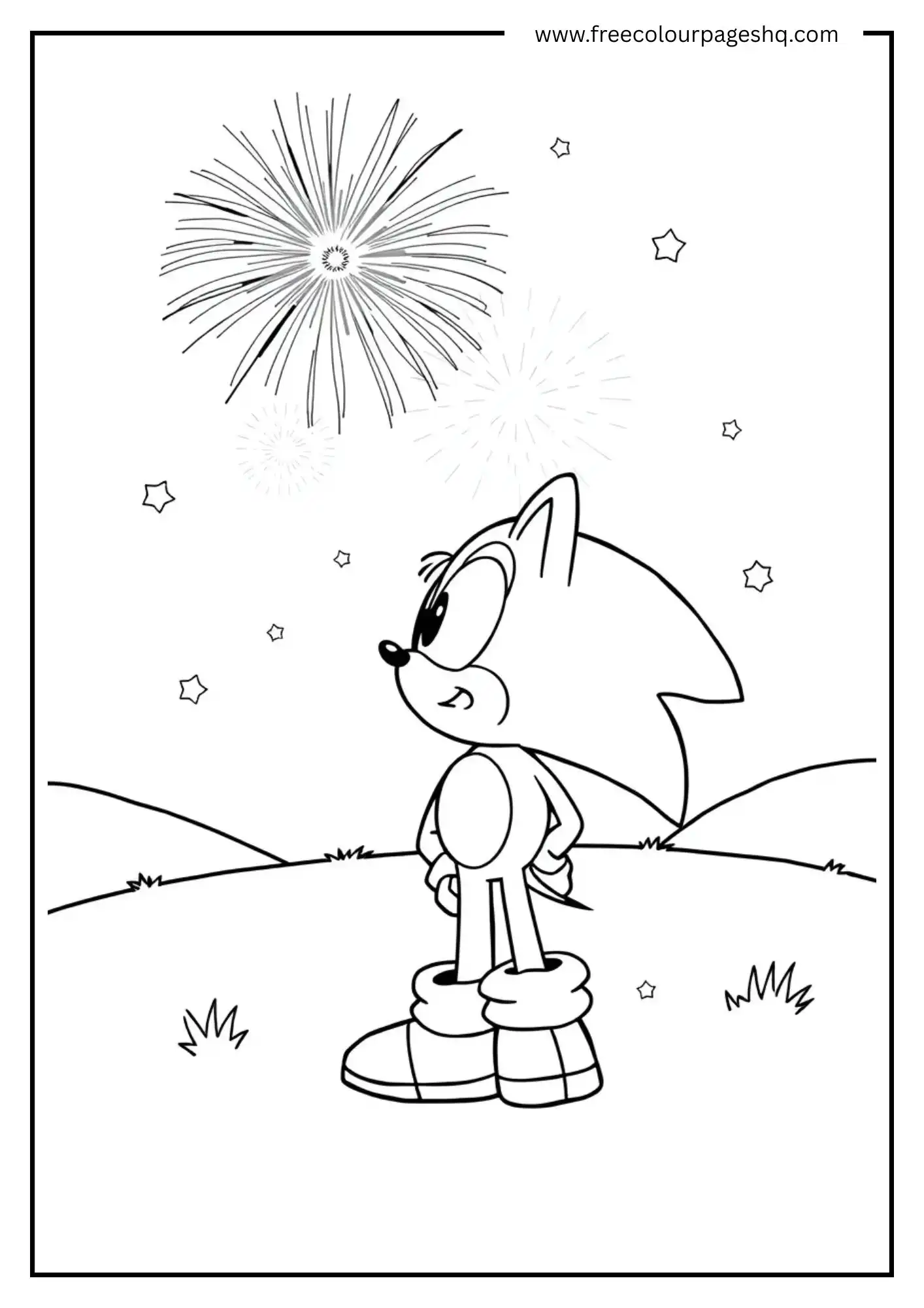 Sonic's Firework Gaze