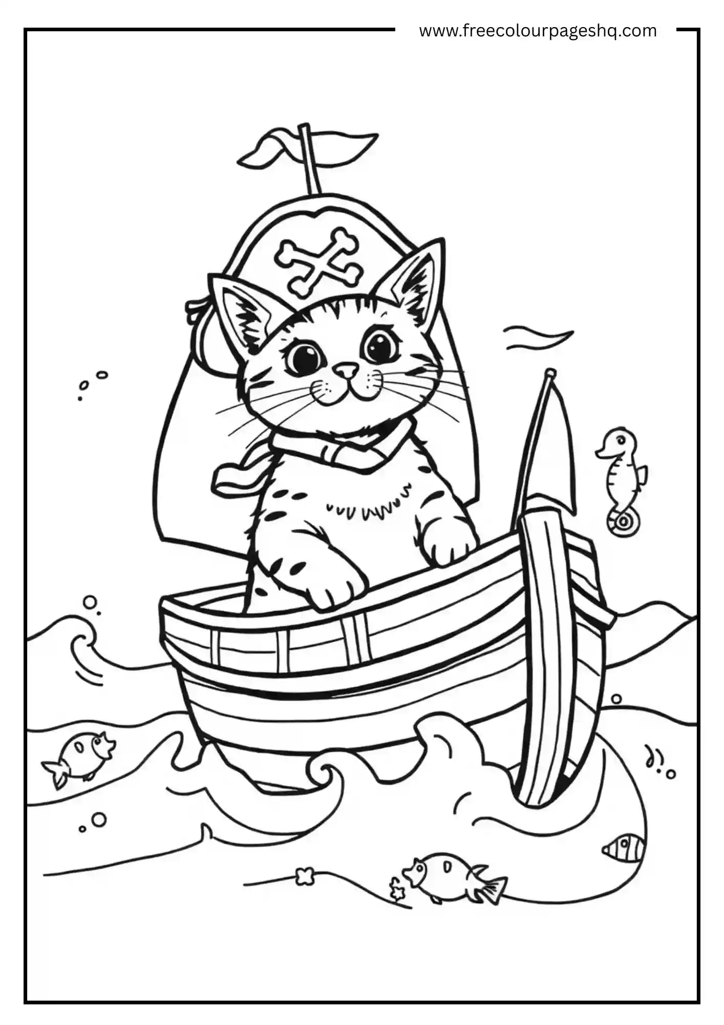 The Meowriner Coloring Page