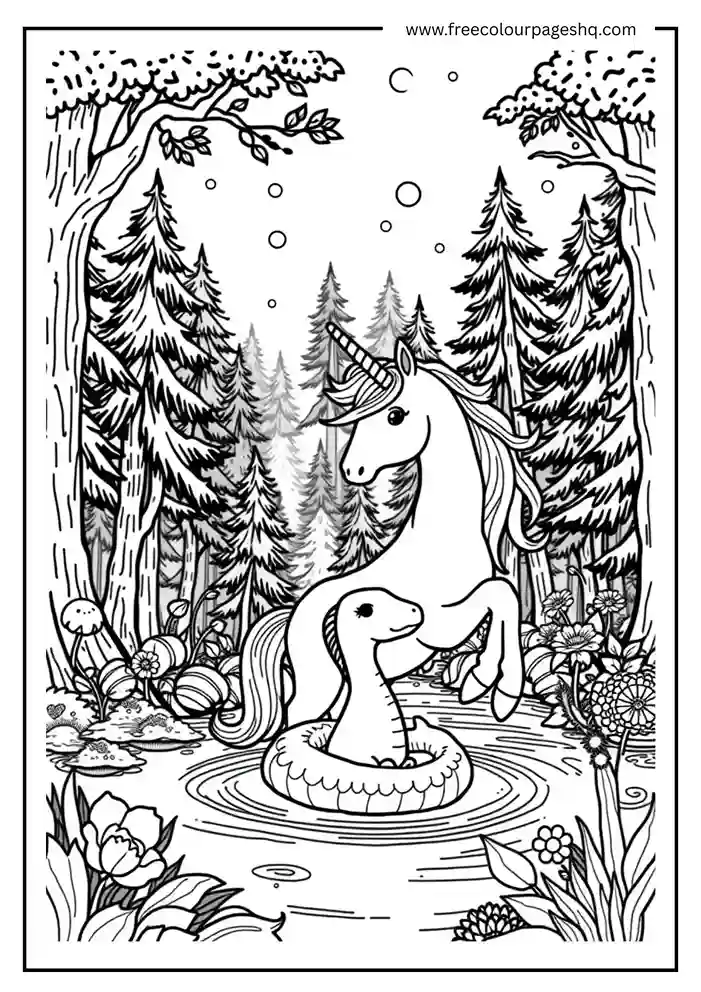 Unicorn and Water Serpent