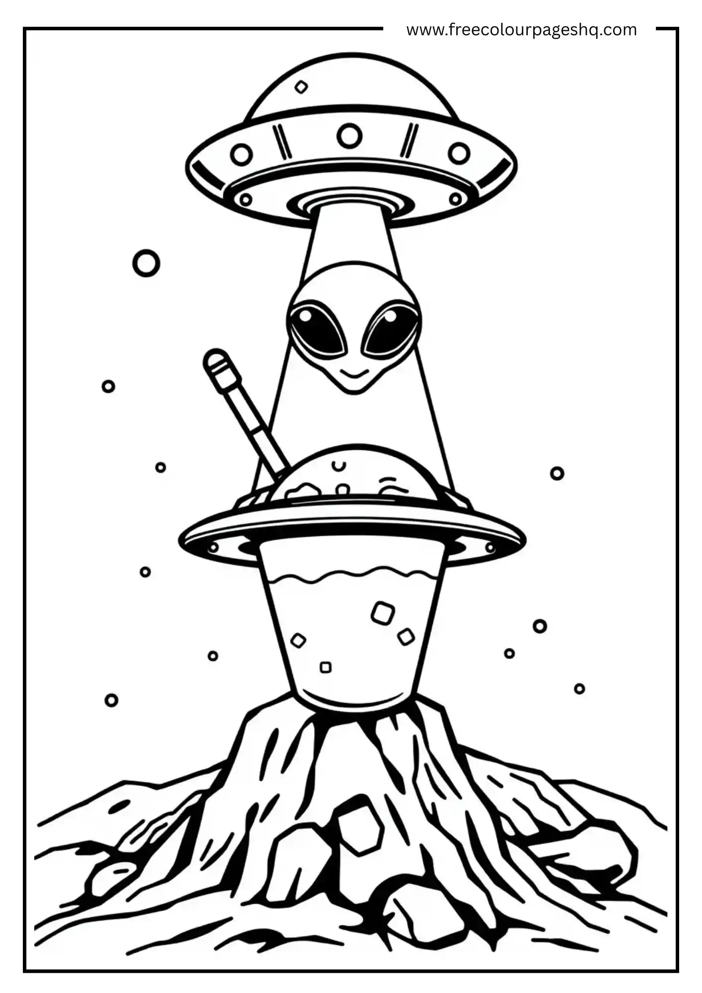 Alien UFO Boba
