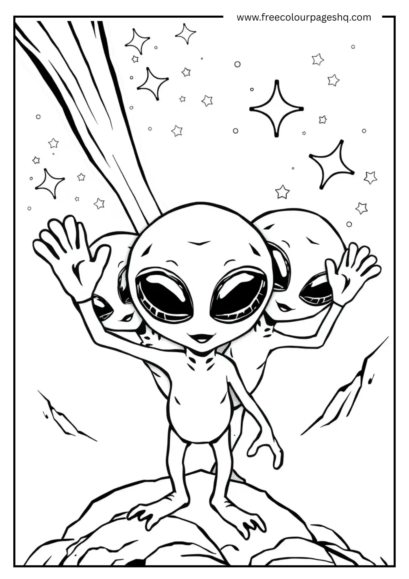 Aliens Wave at Earth