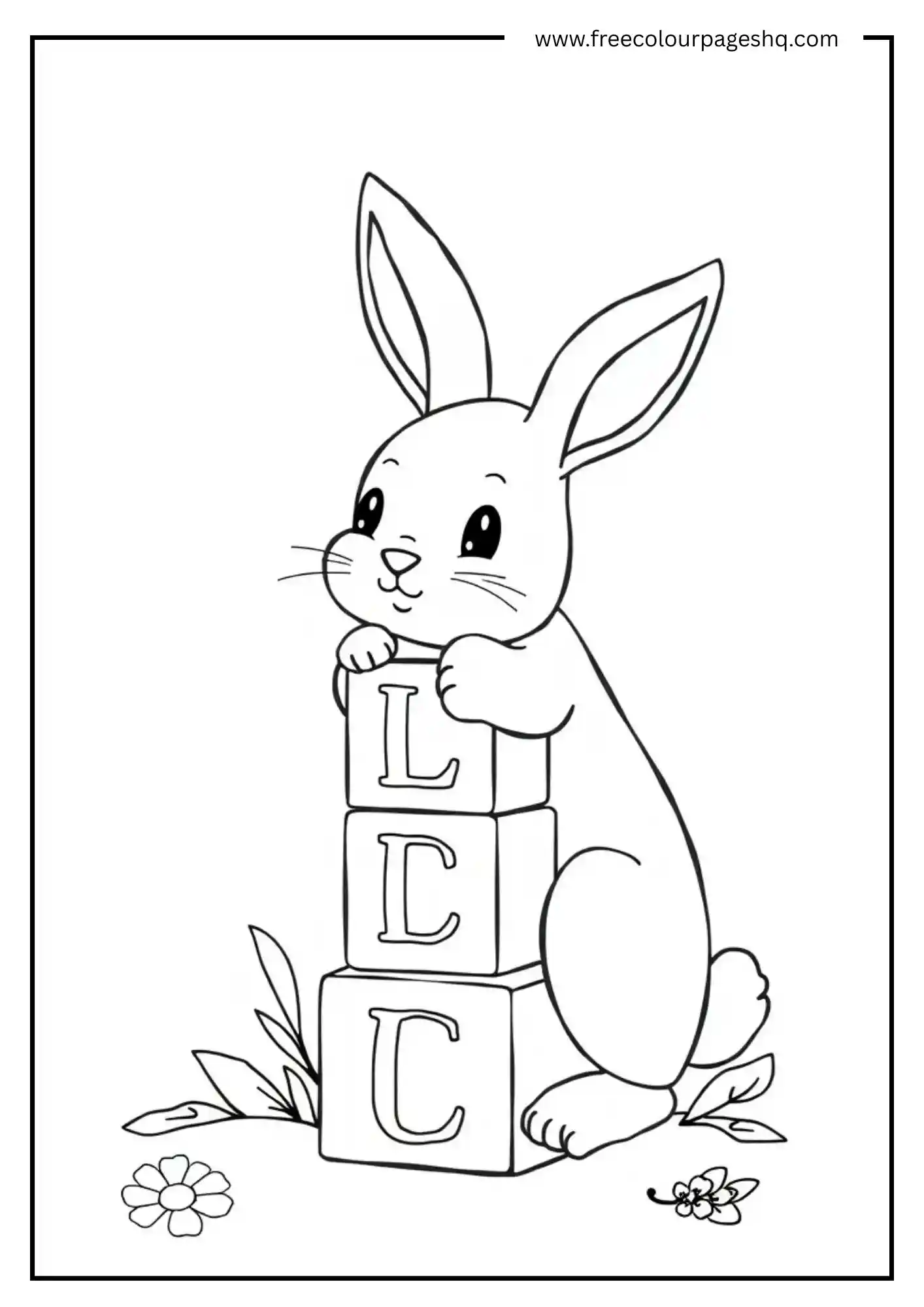 Alphabet Block Bunny