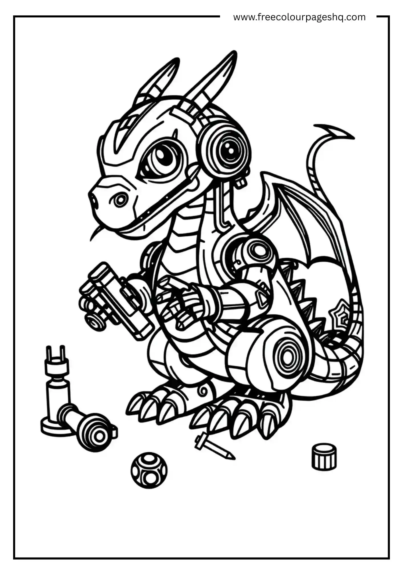 Baby Cyborg Dragon