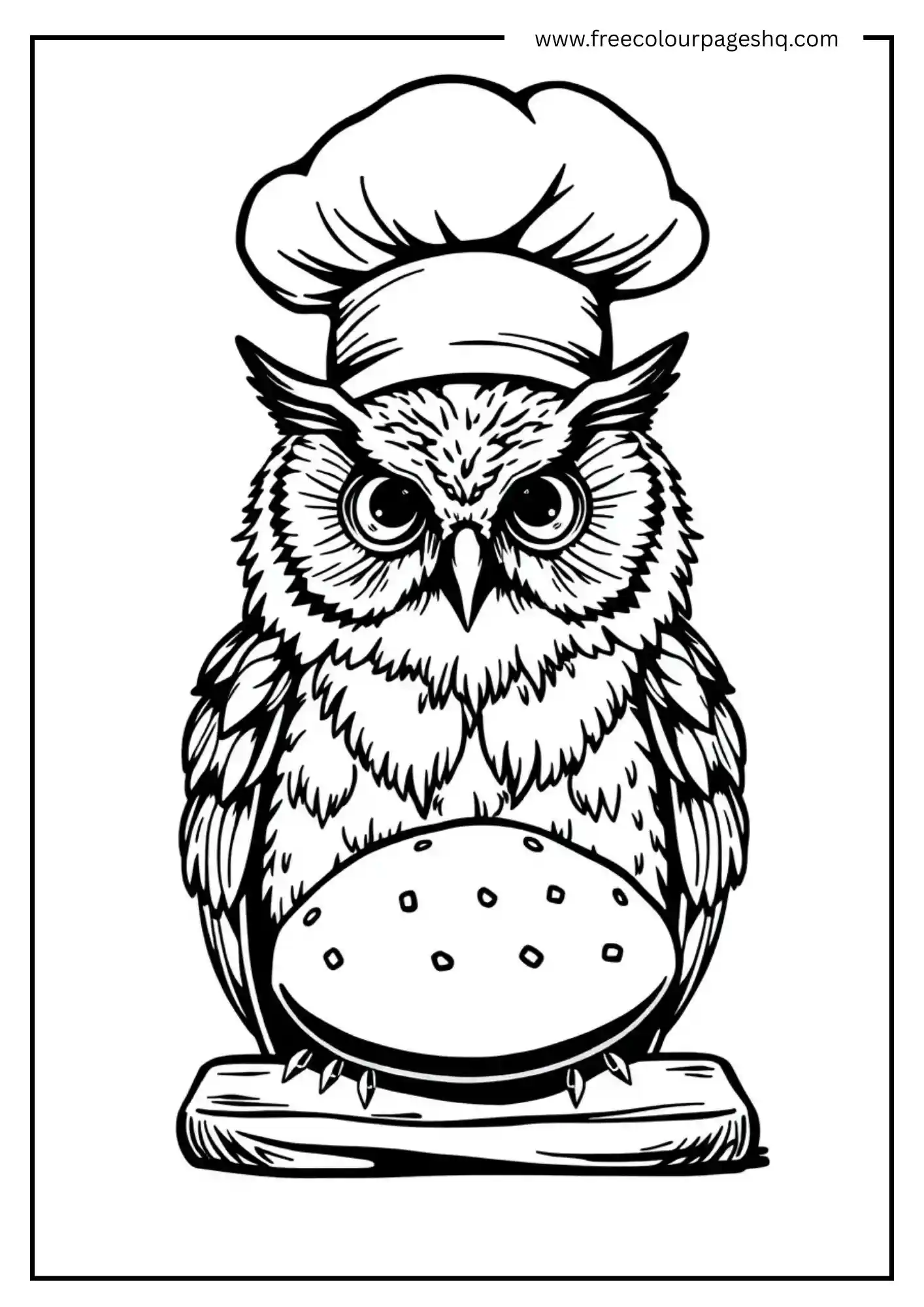 Baker Chef Owl