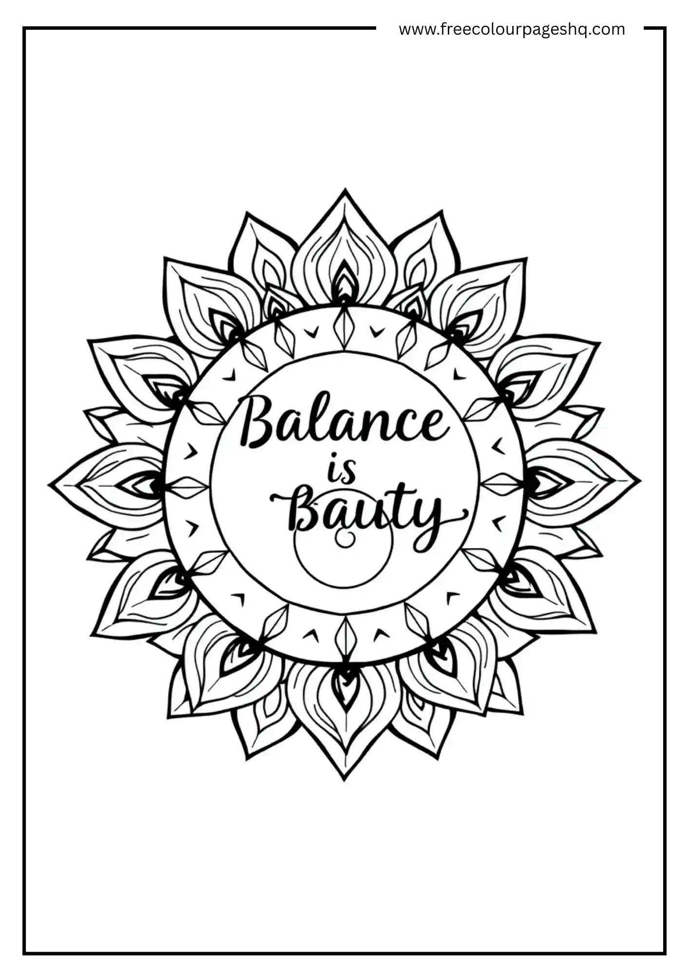 Balance is Beauty