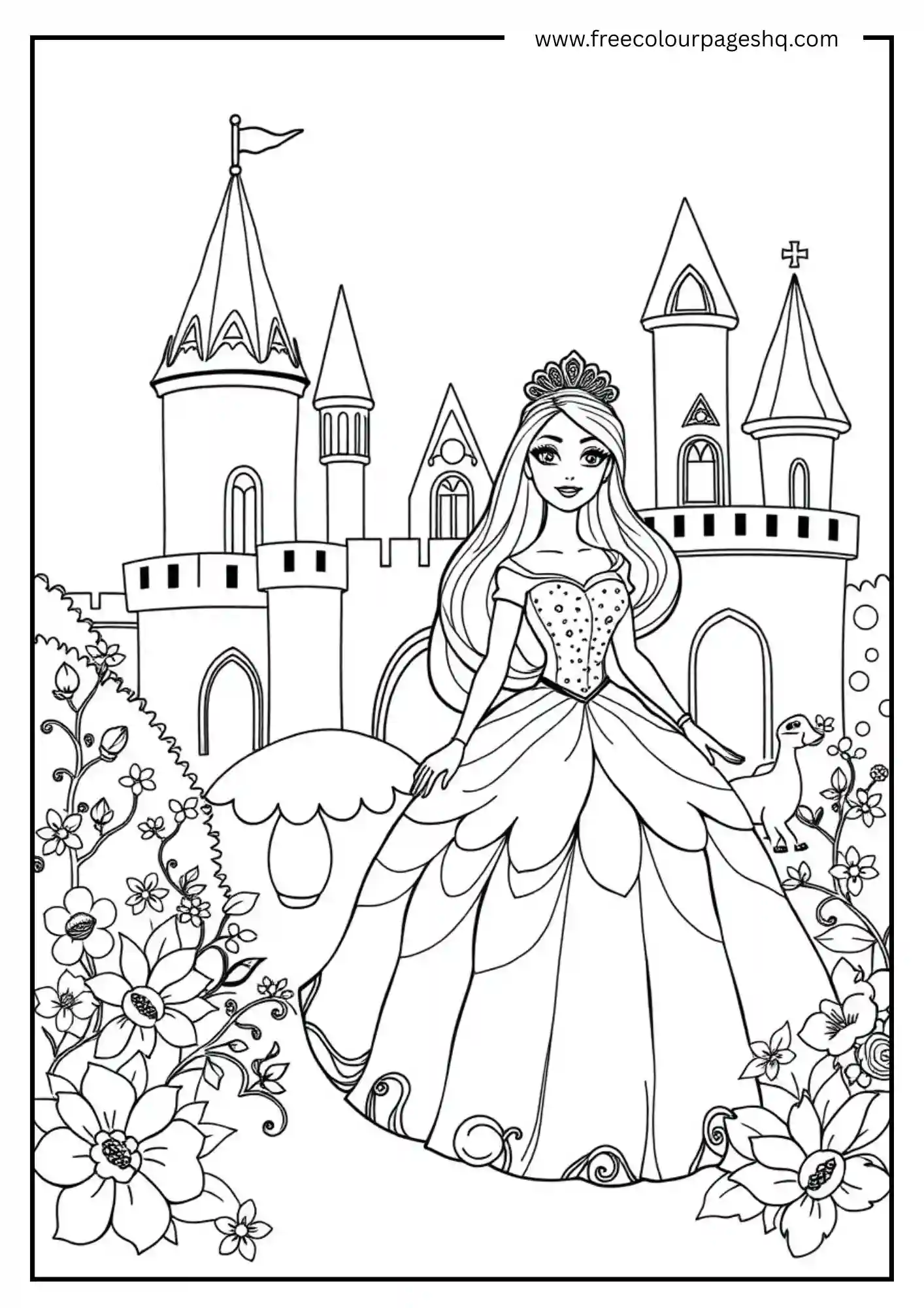 Barbie at the Castle