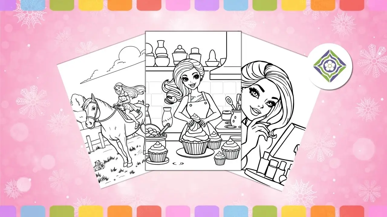 Barbie coloring pages