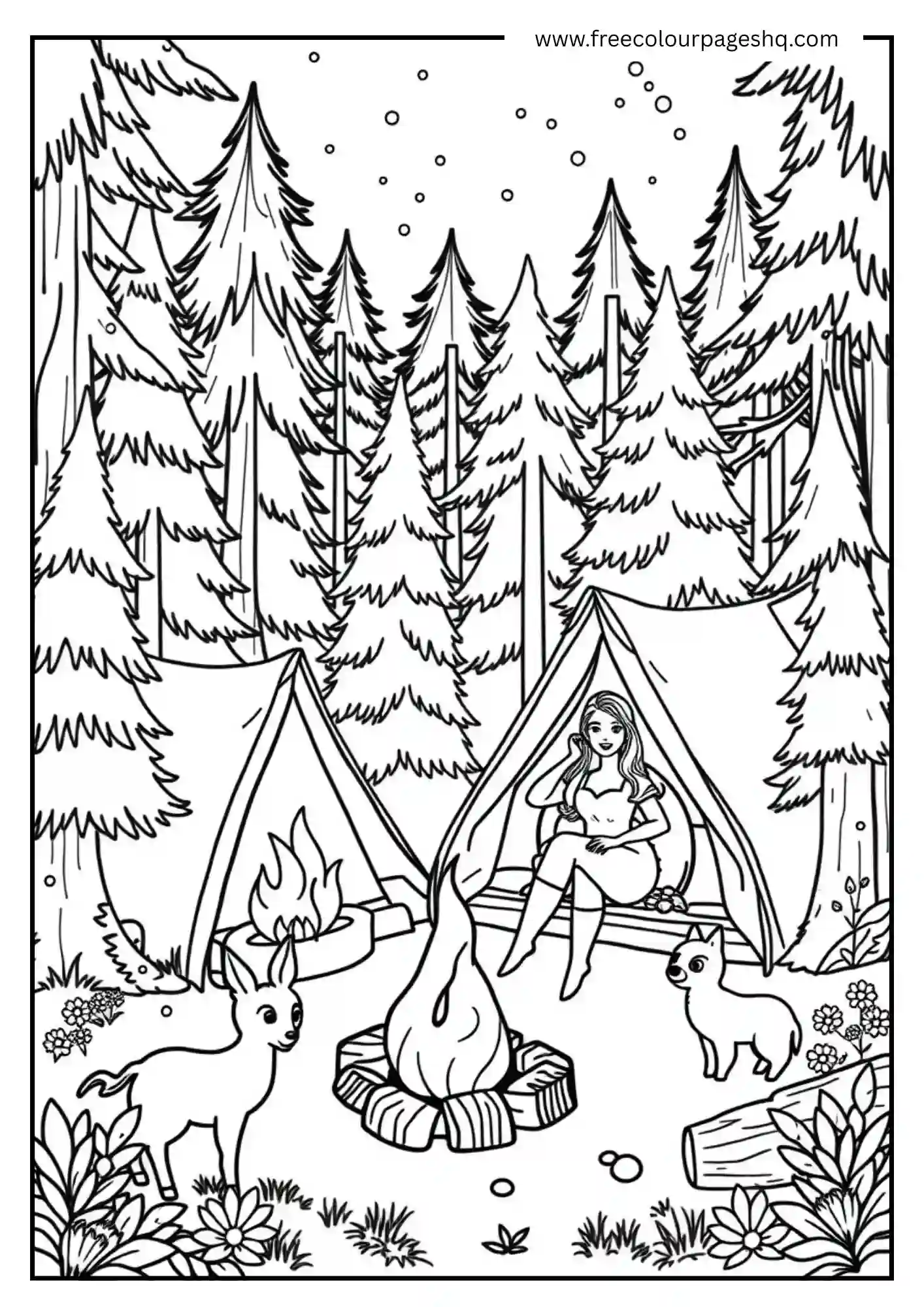 Barbie's Campout Fun
