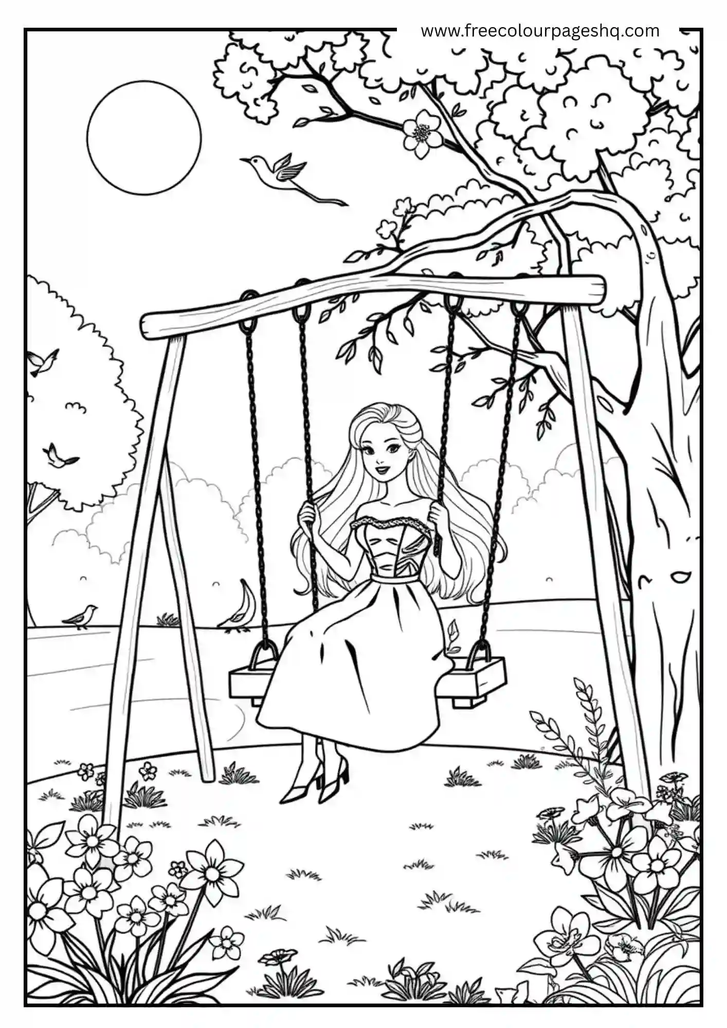 Barbie's Swing Bliss