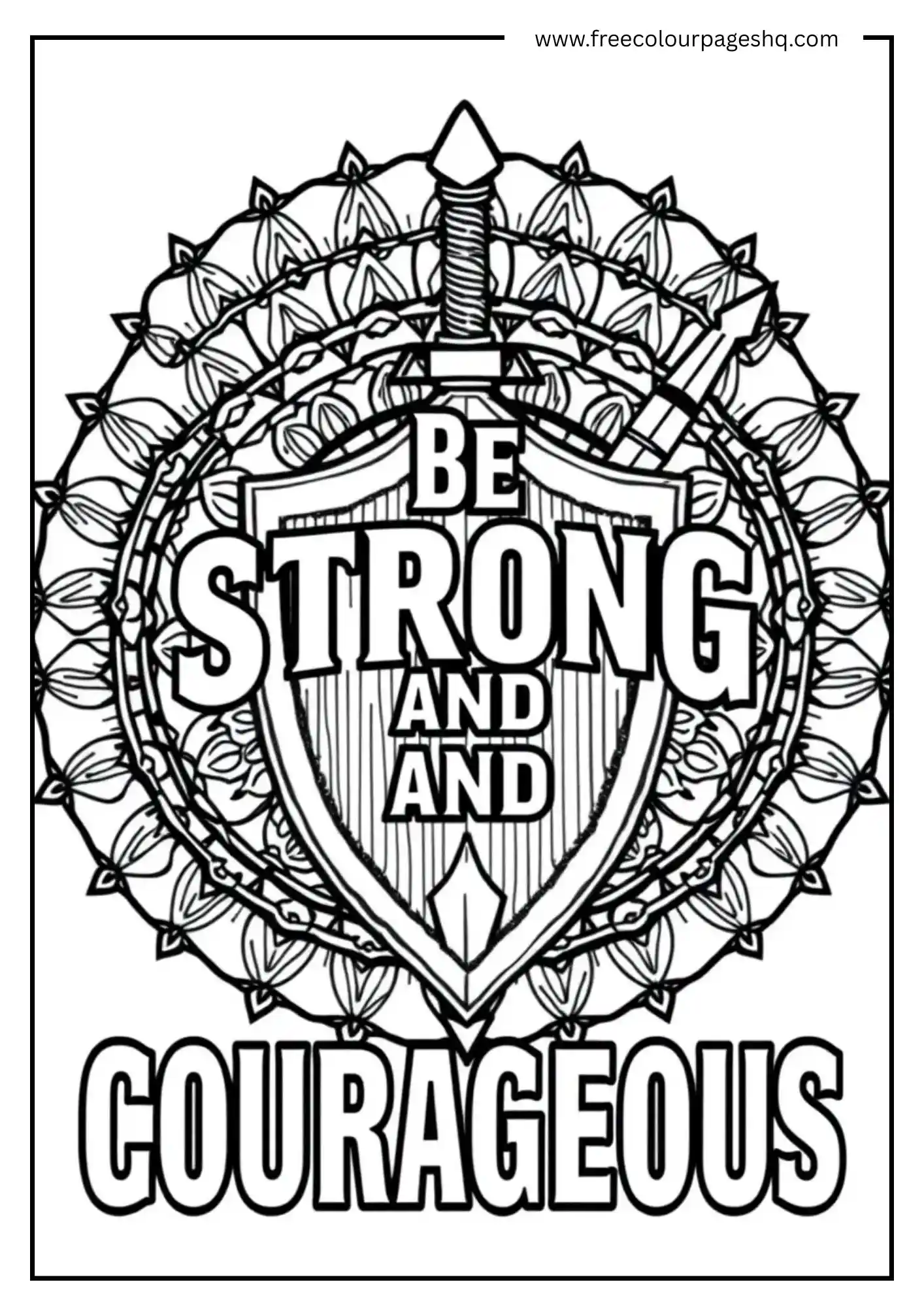 Be Strong and Courageous Be Strong and Courageous