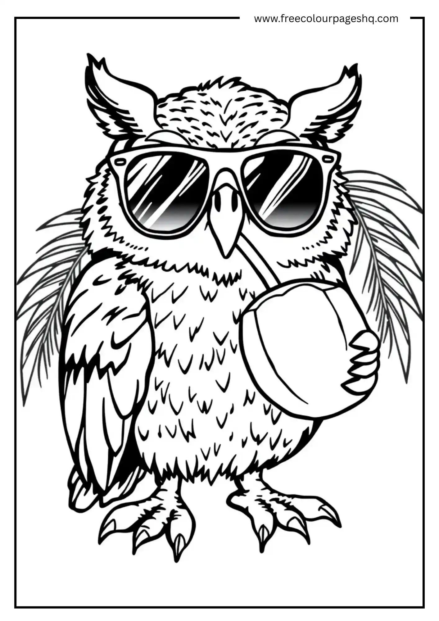 Beach Sunglass Owl