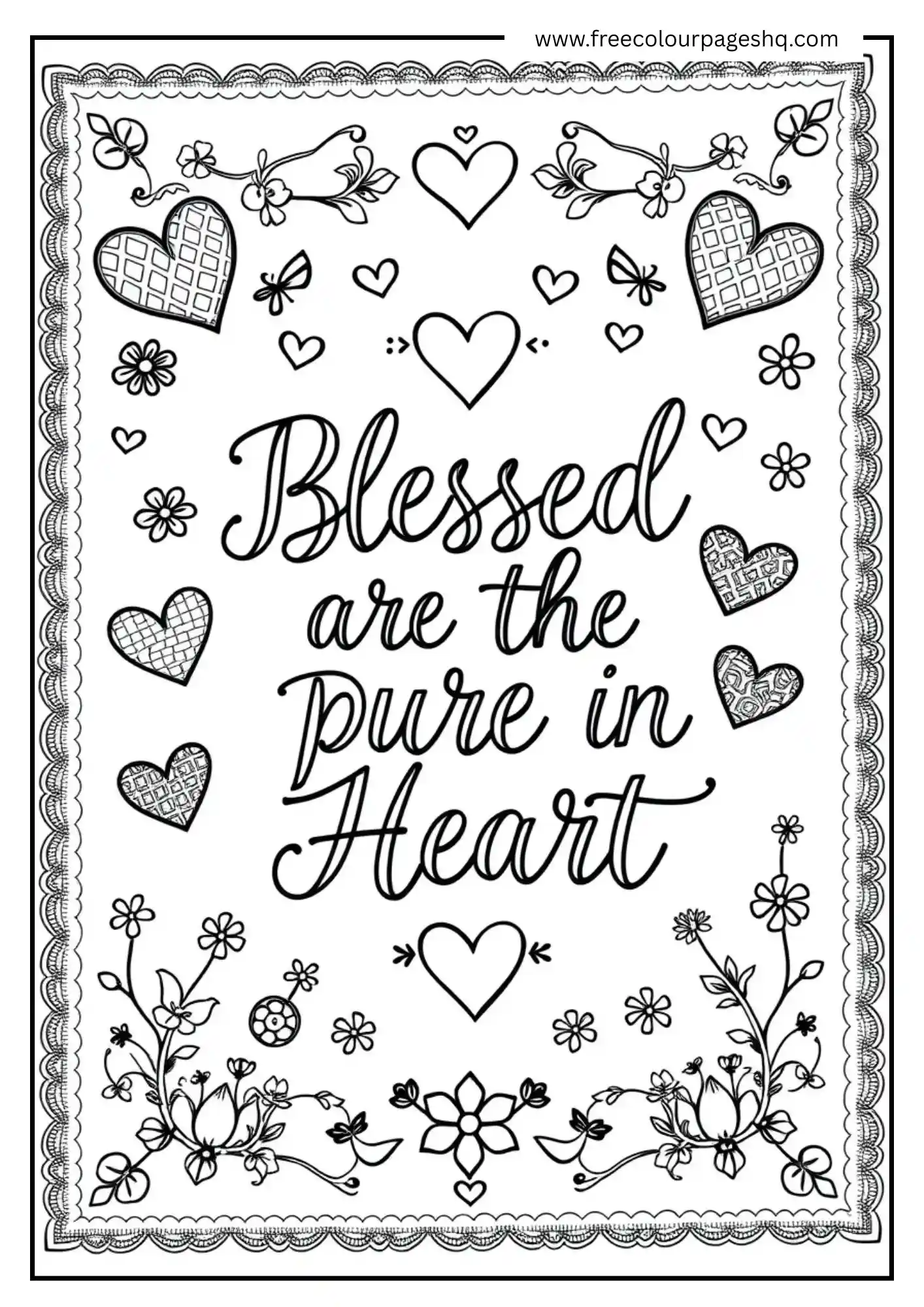Blessed Are the Pure in Heart Blessed Are the Pure in Heart