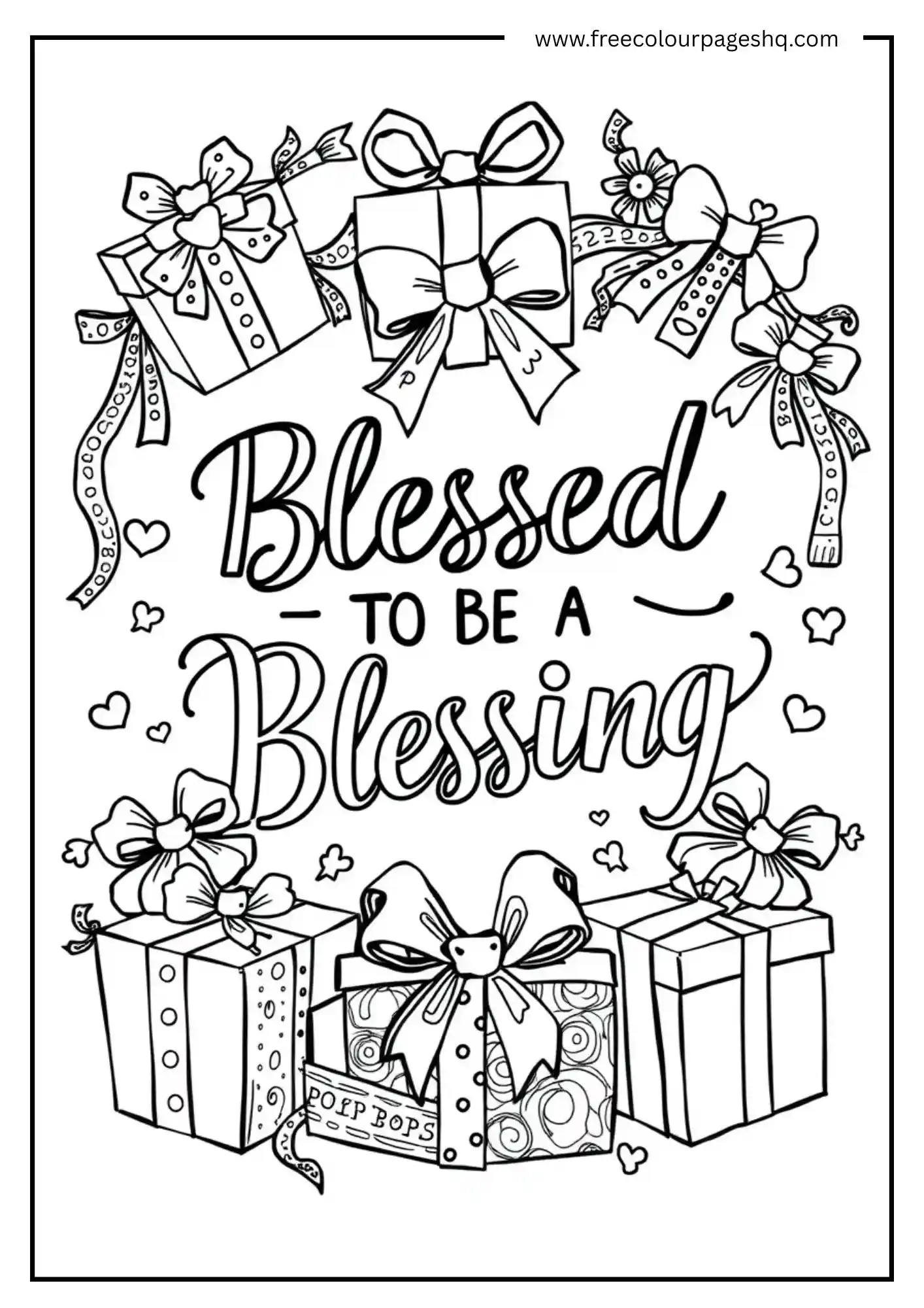 Blessed to Be a Blessing Blessed to Be a Blessing