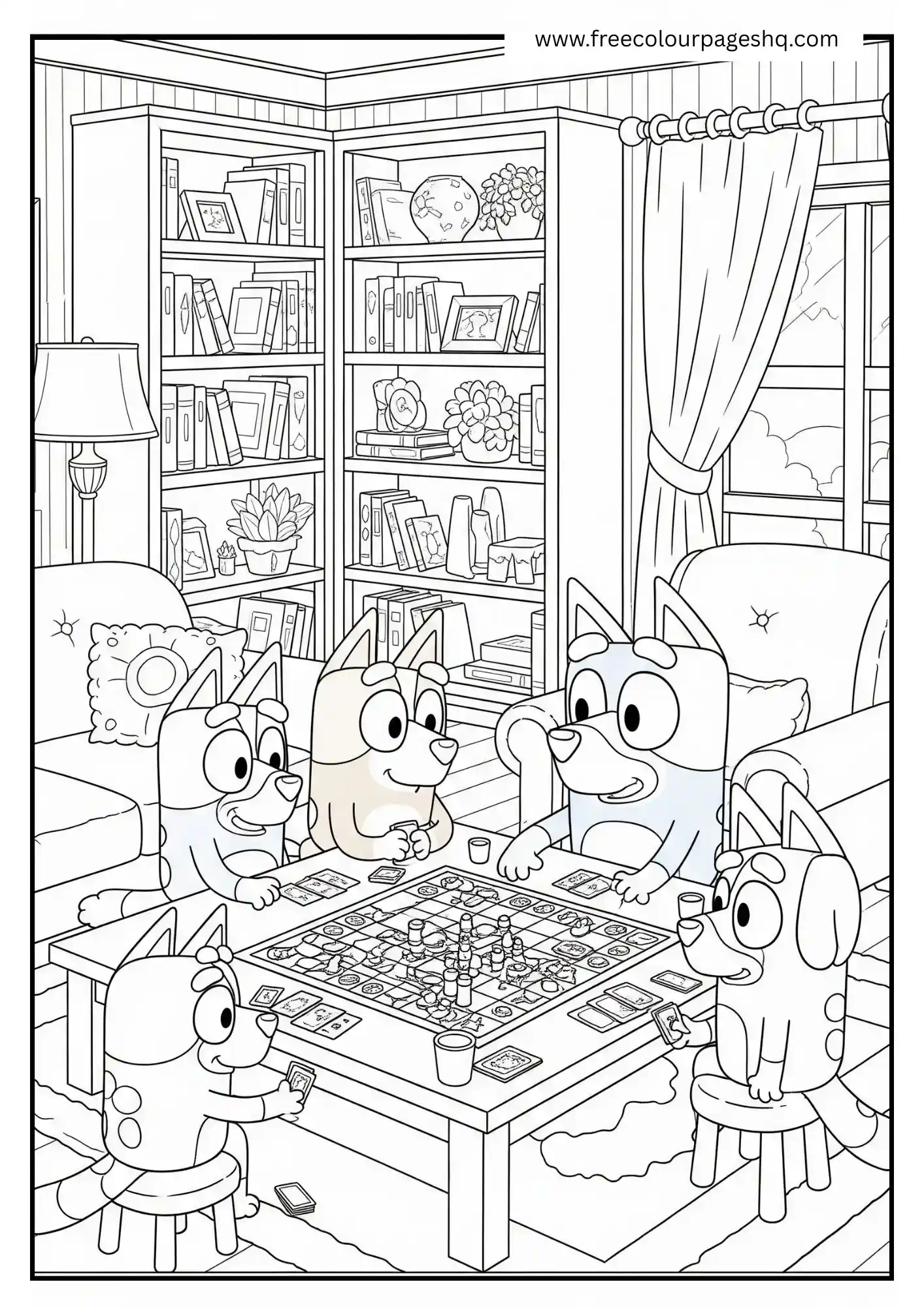 Bluey Family Game Night