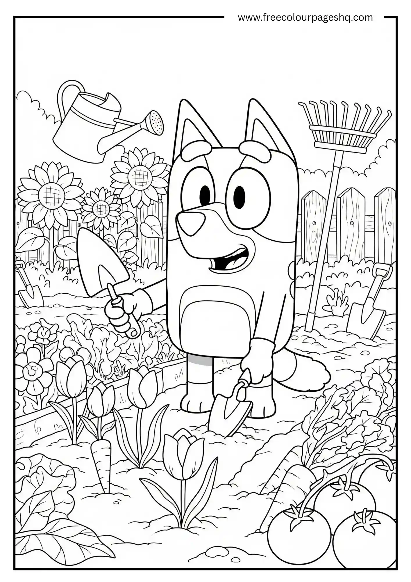 Bluey Gardening Fun