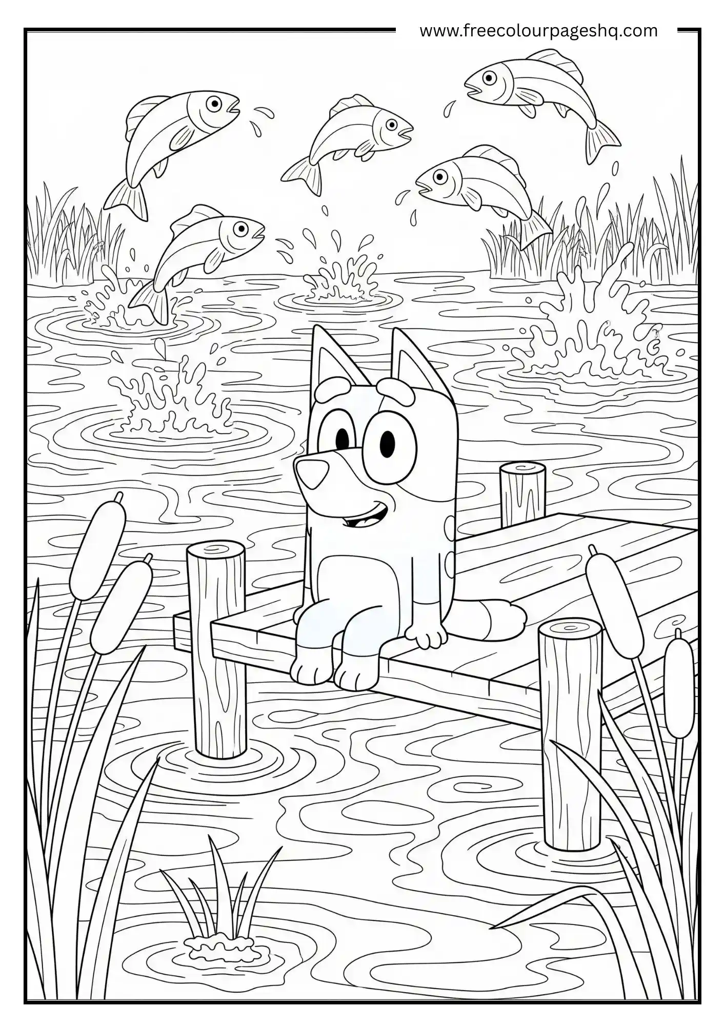 Bluey Goes Fishing