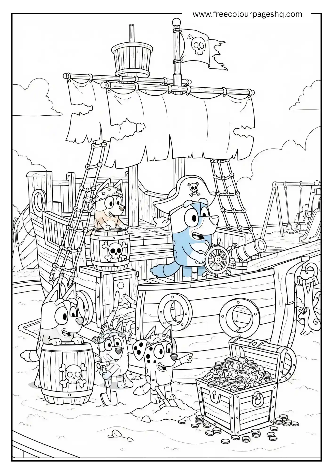 Bluey Pirate Adventure