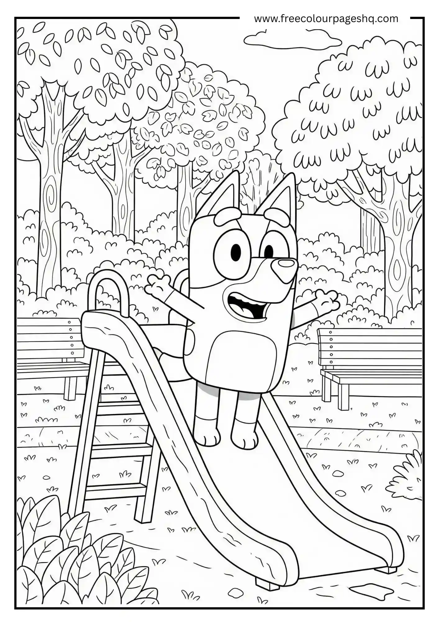 Bluey at the Park