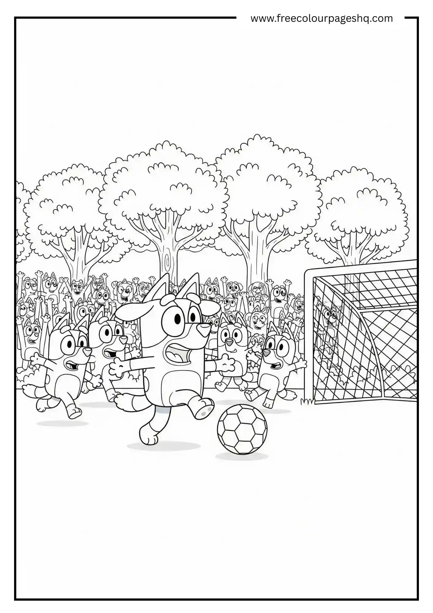 Bluey at the Playground
