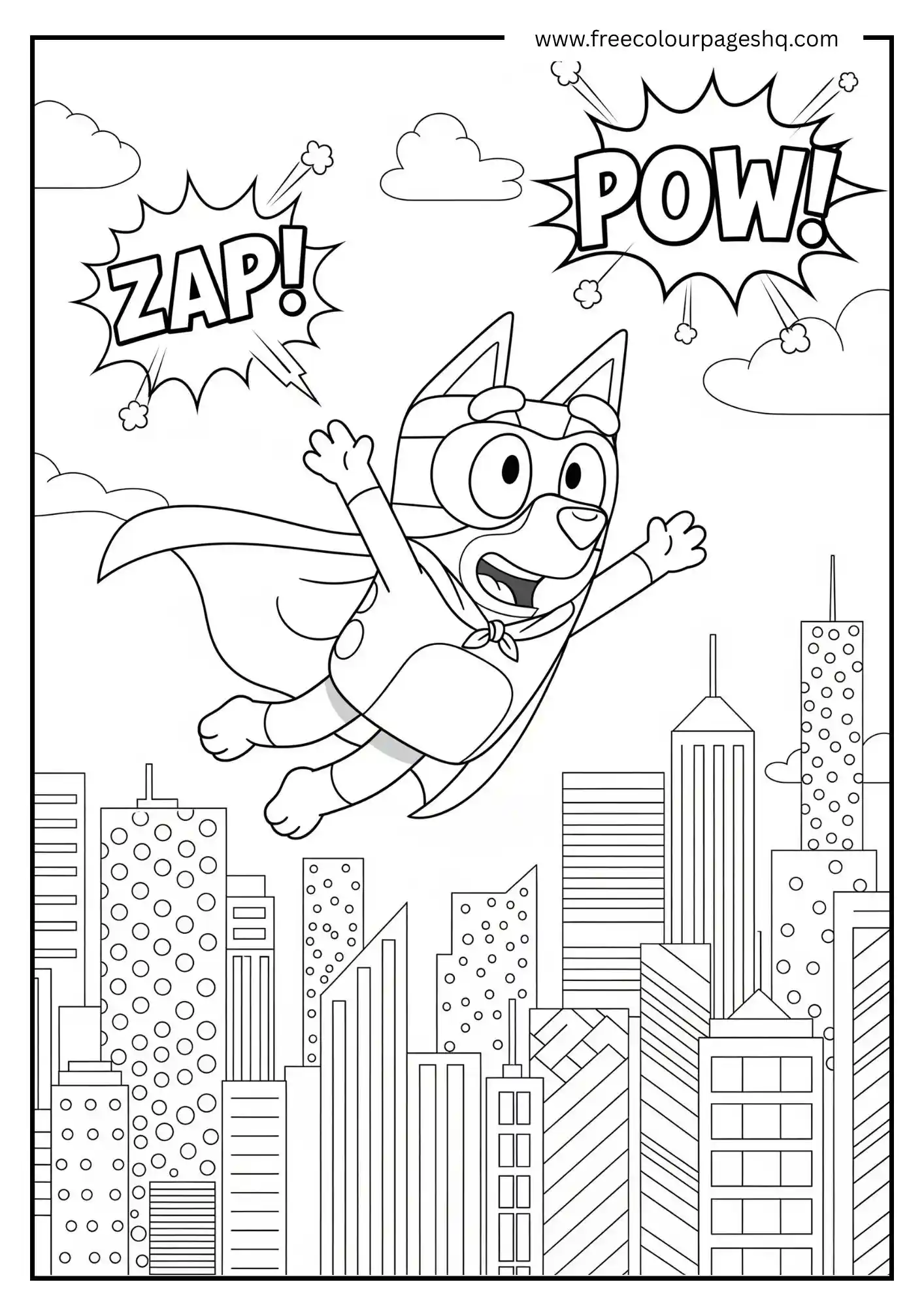 Bluey the Superhero