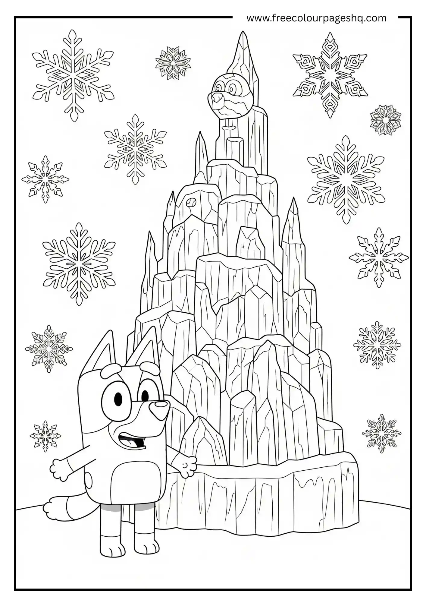 Bluey's Ice Sculpture
