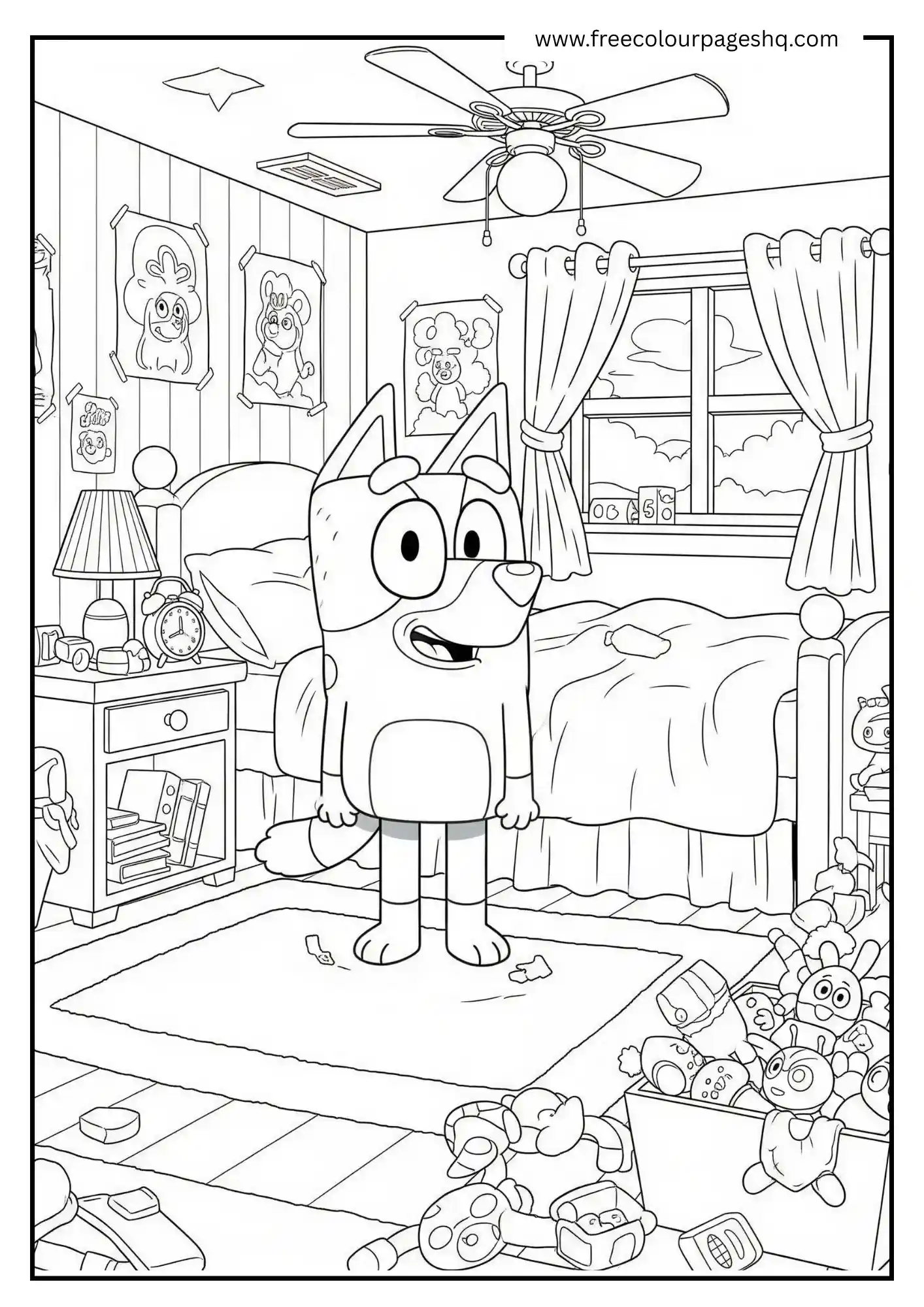 Bluey's Messy Bedroom