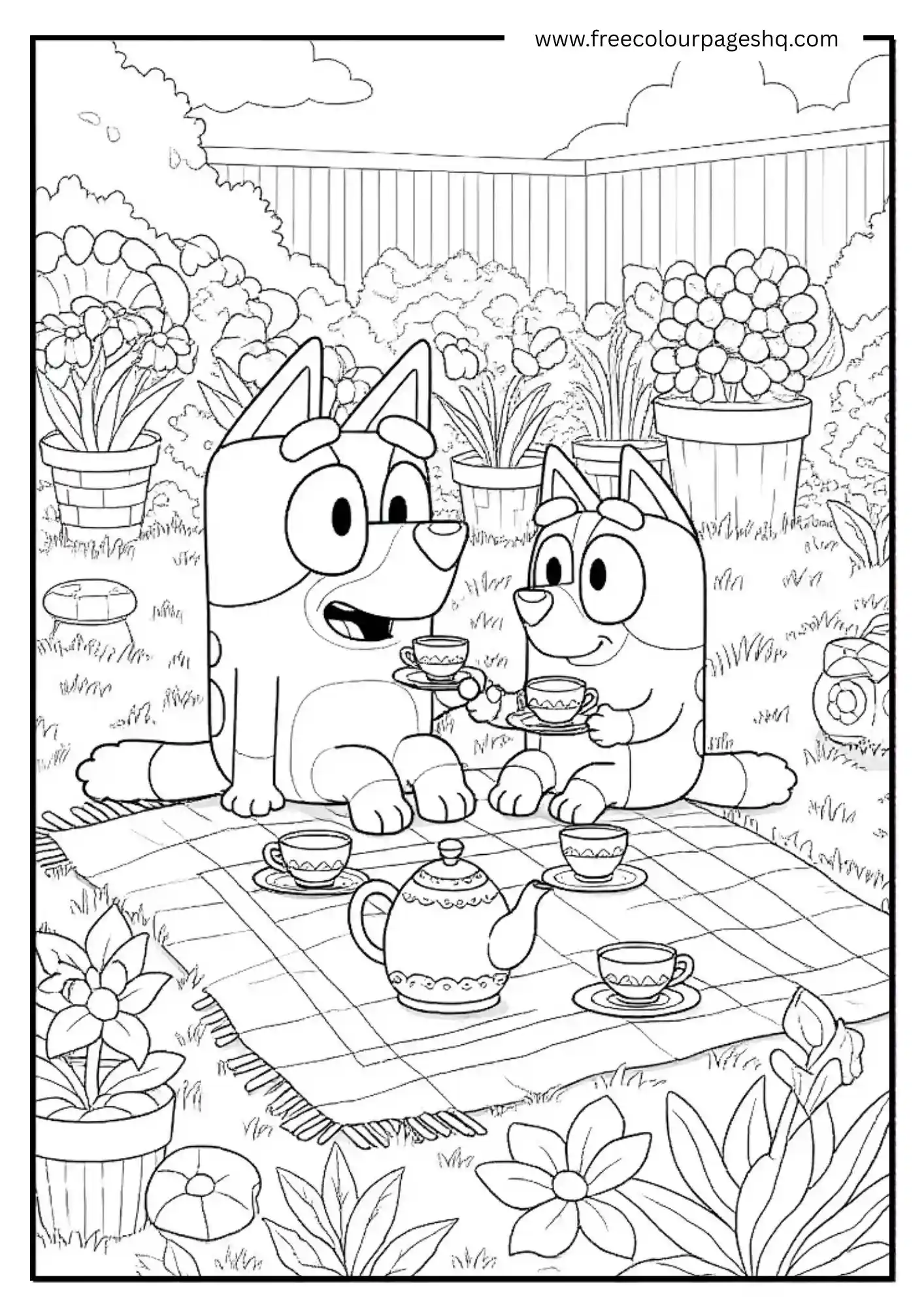 Bluey's Tea Party