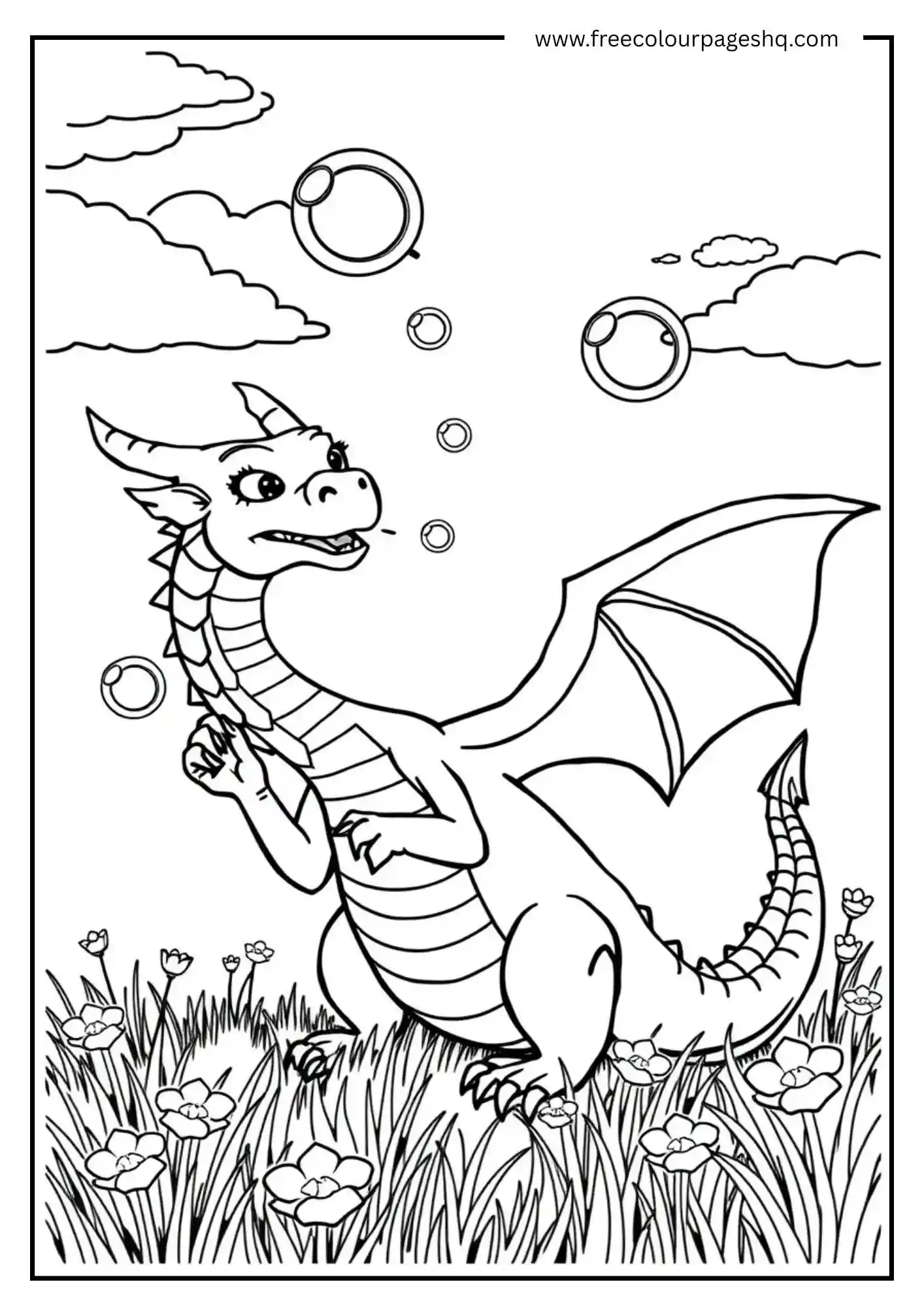 Bubbles and a Dragon