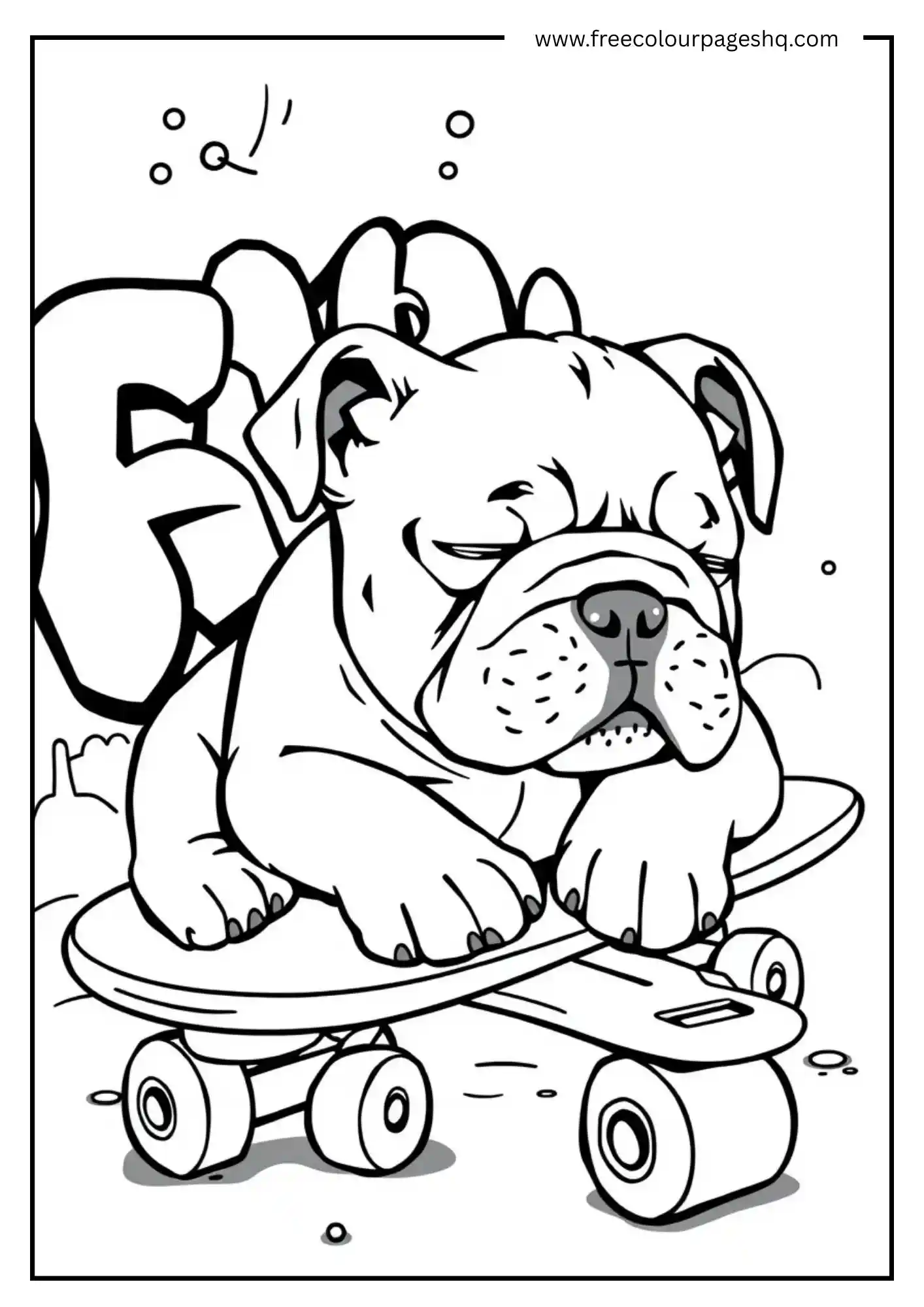 Bulldog on Wheels