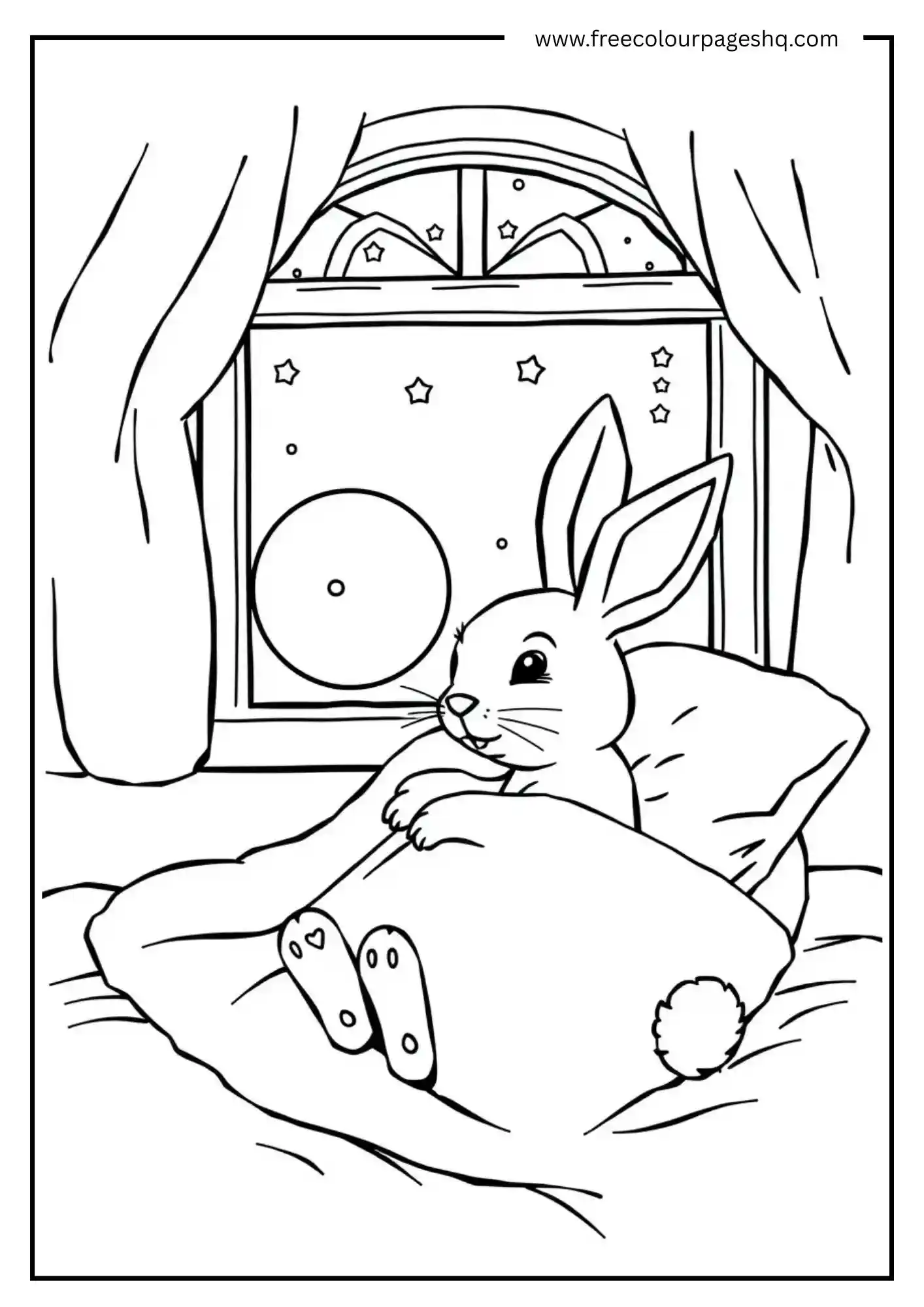 Bunny in Bed