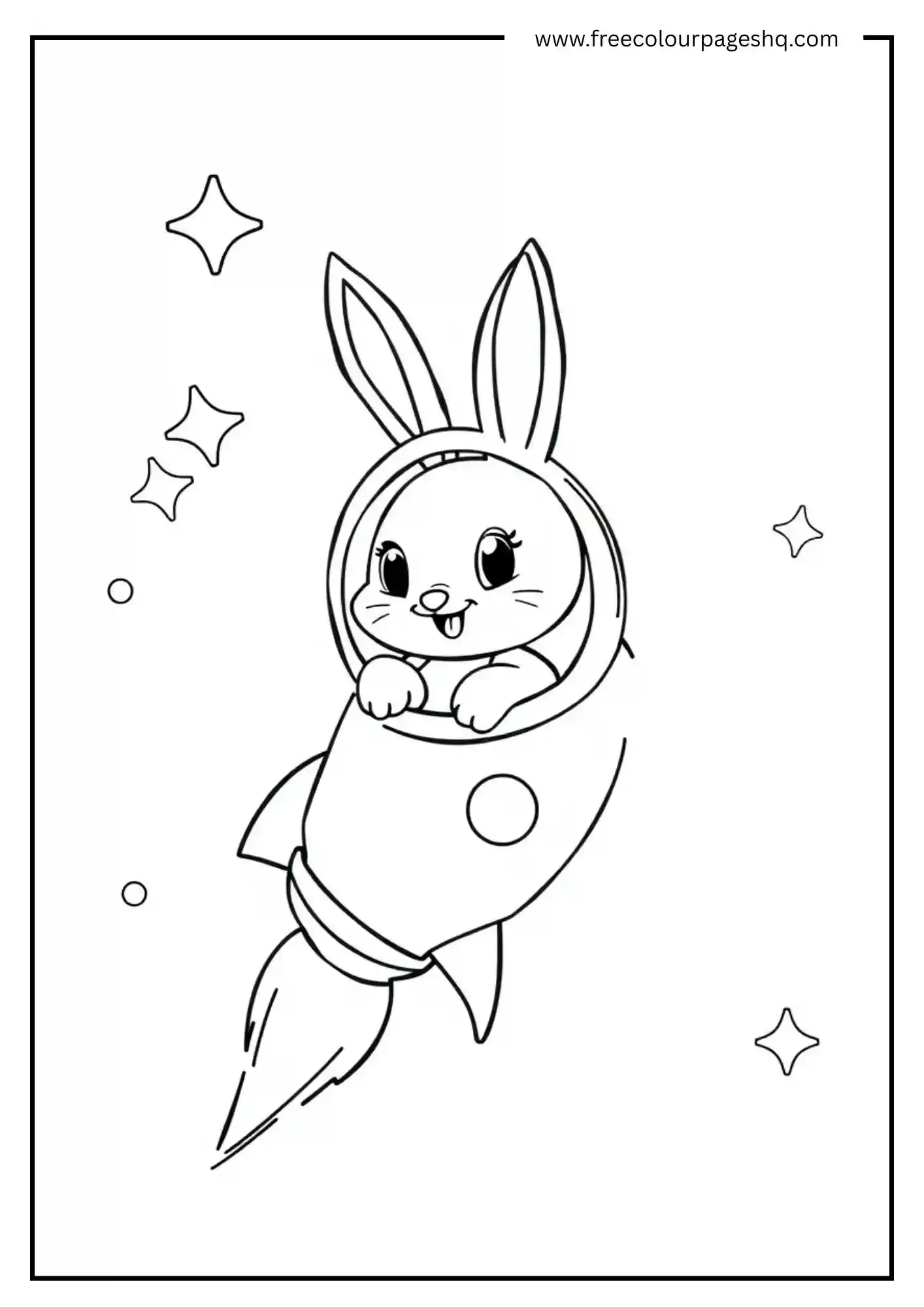 Bunny in Rocket