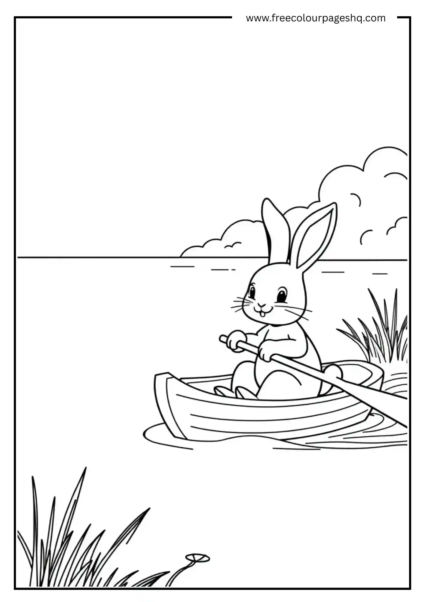 Bunny on Boat