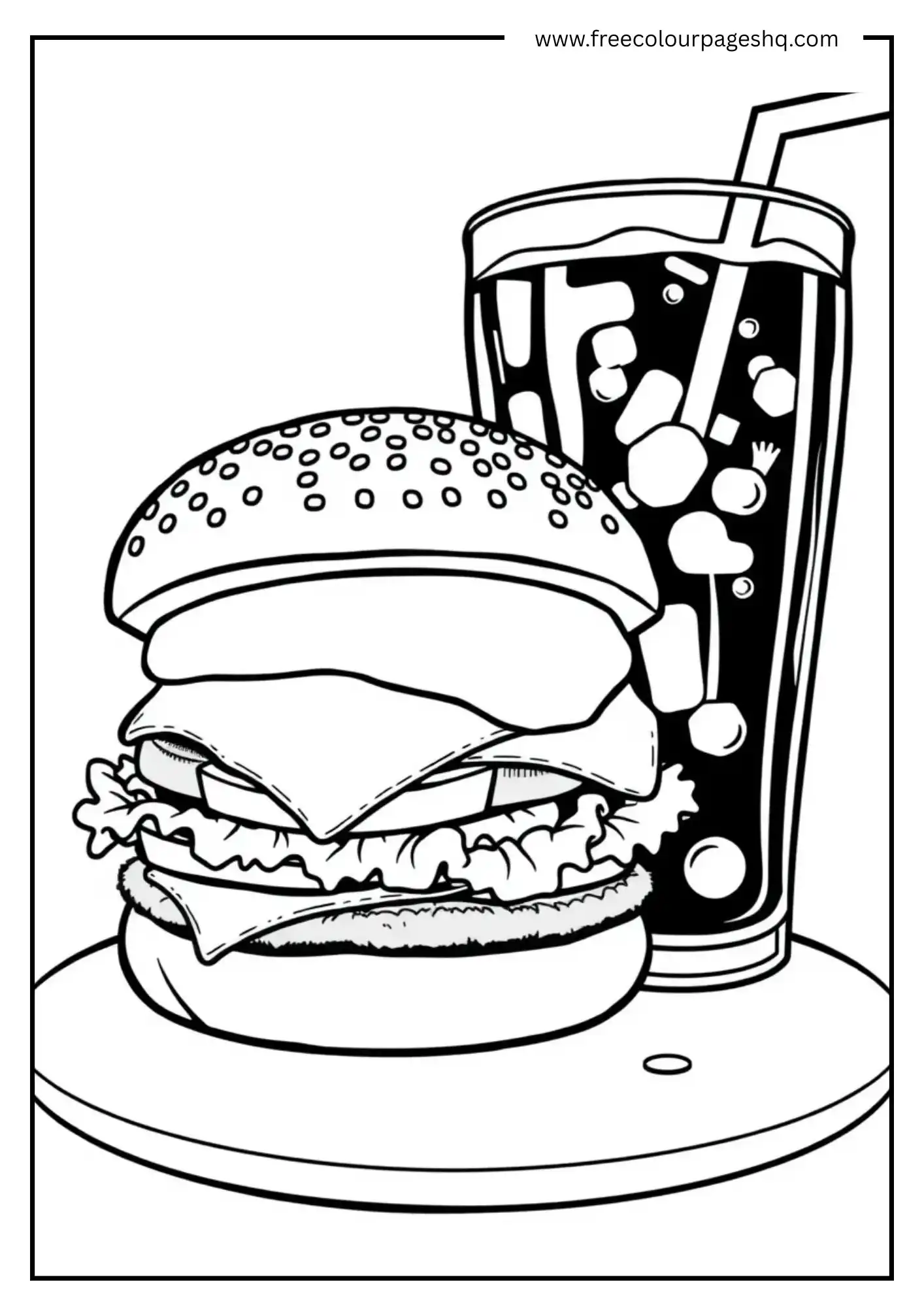Burger and Drink